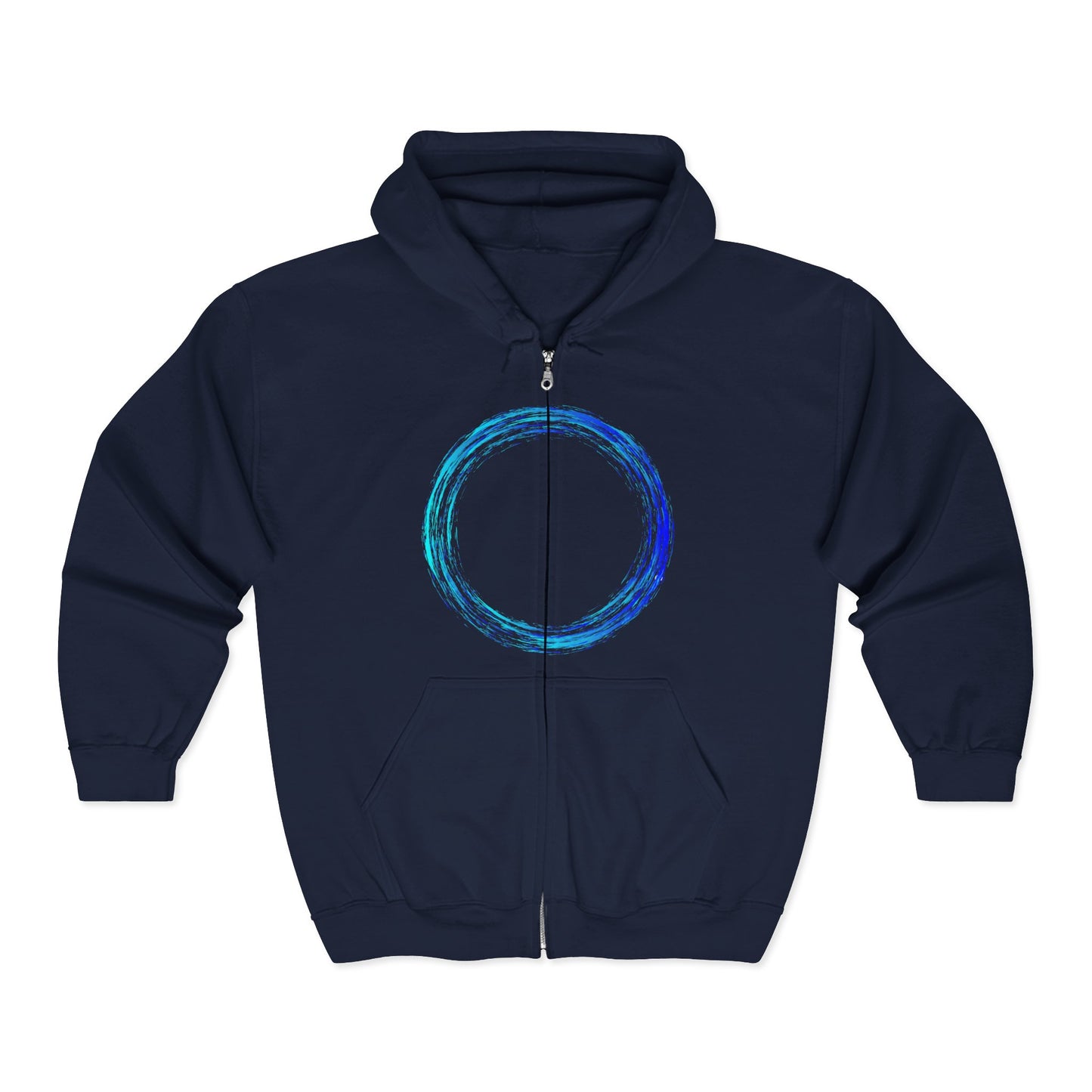 Unisex Motivational Hoodie, Like Water I Am Not Luxurious But Valuable, Positive Affirmation Zip-Up, Comfort & Inspiration