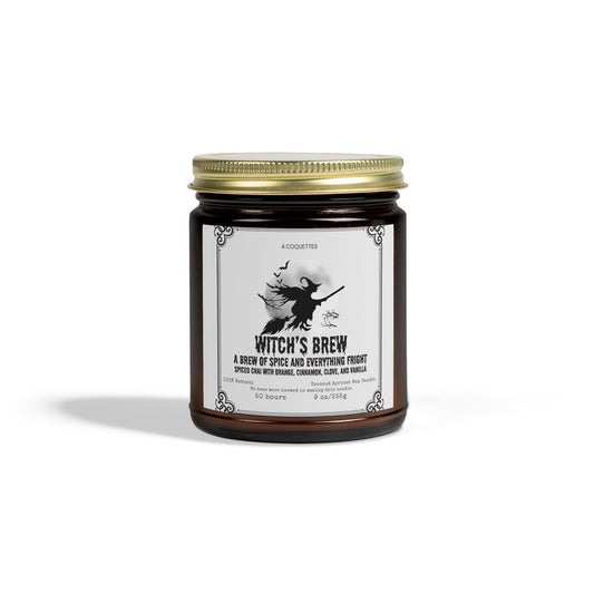 Funny Candle for Halloween, Witch's Brew, 9oz Non-Toxic, Spooky Candle, Best Friend Gift, Halloween Decor, Birthdays & Housewarmings.