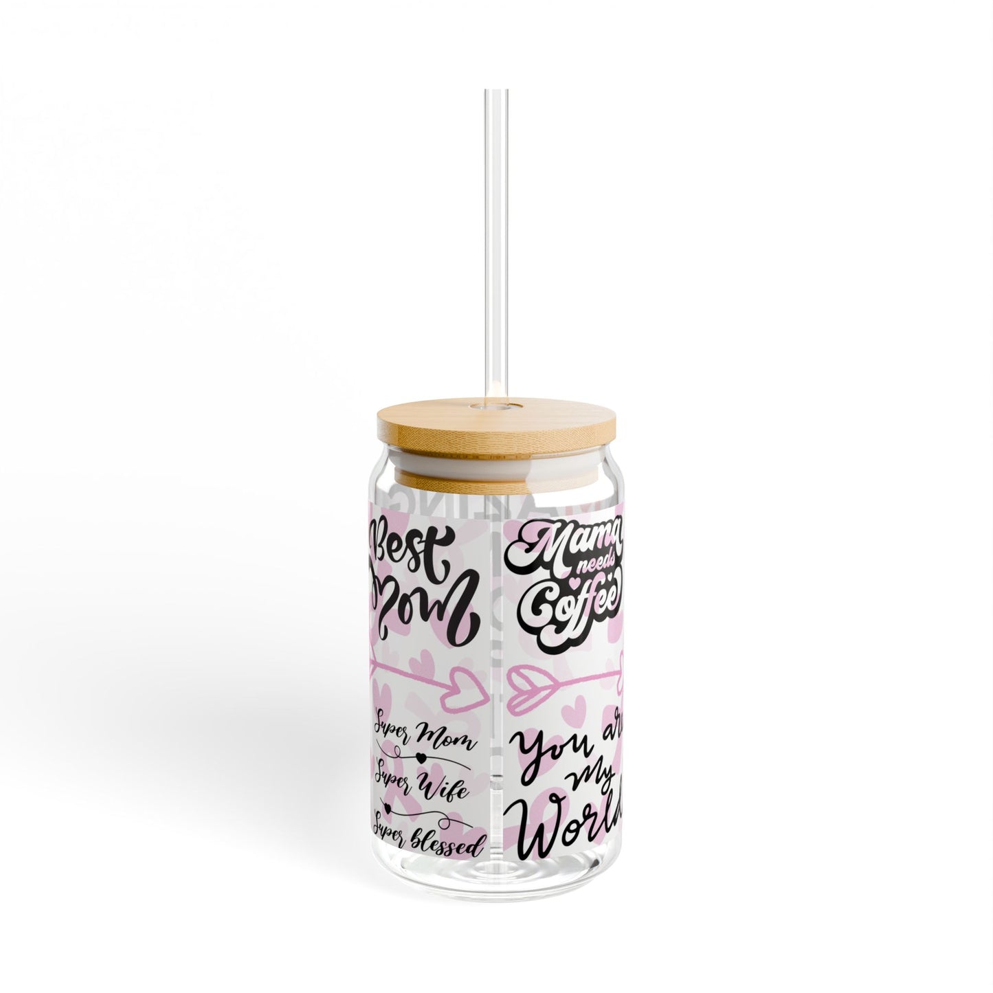 Amazing Mom 16oz Sipper Glass – A Perfect Gift for Moms Who Deserve the Best