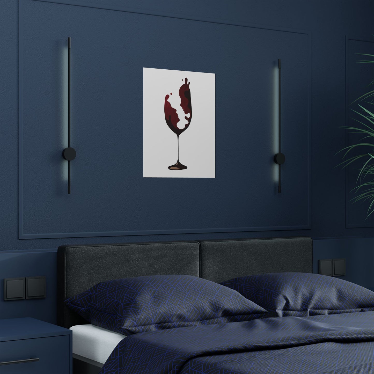 Wine Glass Love Art
