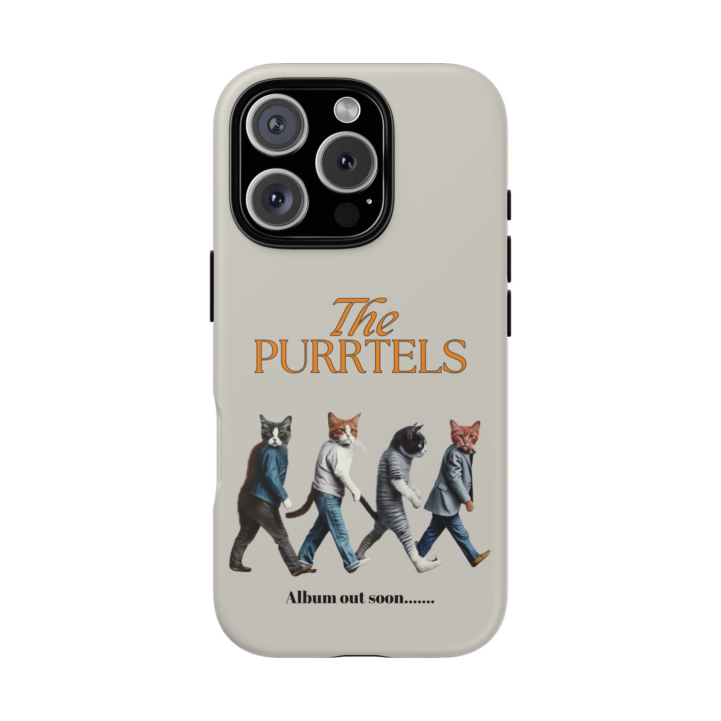 The Purrtles iPhone Tough Case – Abbey Road Cats Edition