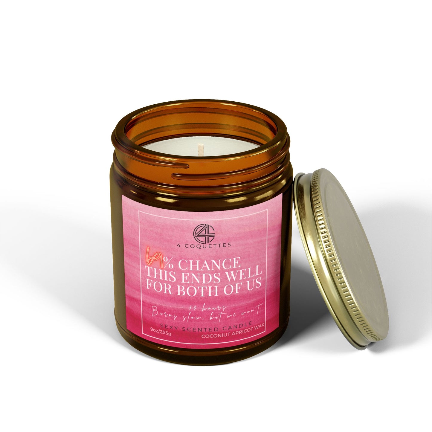 69% This Ends Well for Both of Us - Funny Valentine's Day Scented Candle