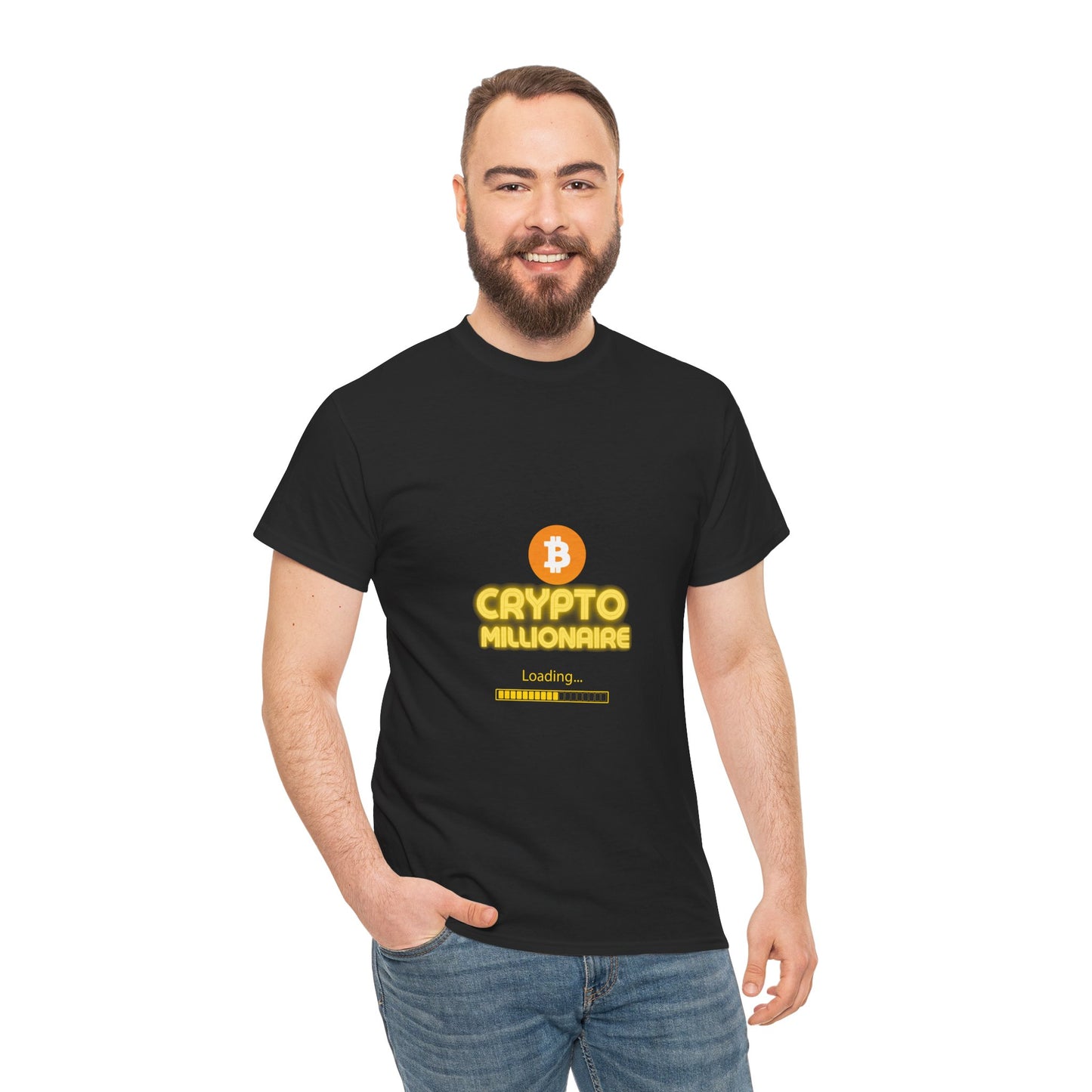 Crypto Millionaire Unisex Cotton Tee