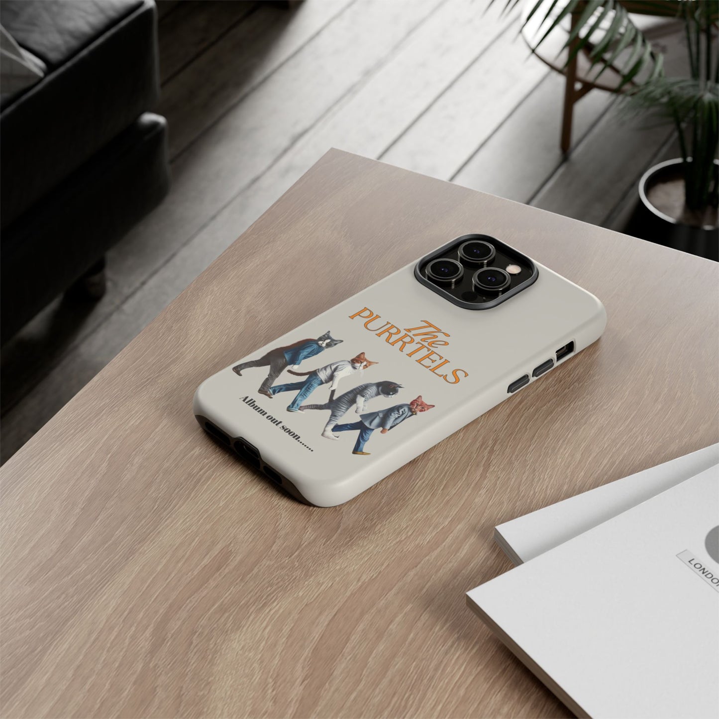 The Purrtles iPhone Tough Case – Abbey Road Cats Edition