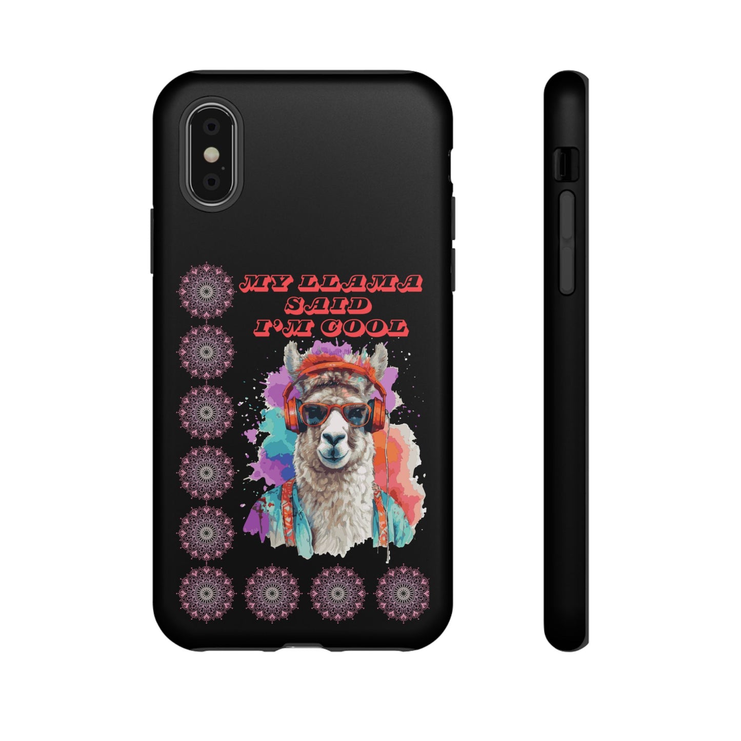 My Llama Said I'm Cool" iPhone Tough Case – Fun and Quirky Design for iPhone