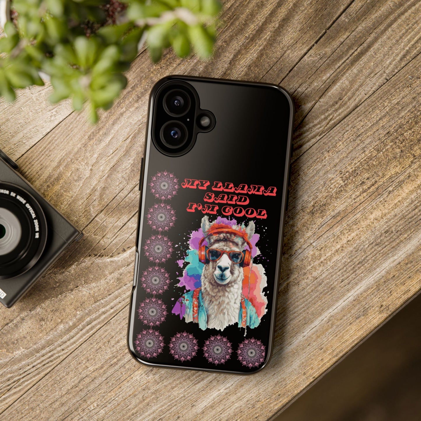 My Llama Said I'm Cool" iPhone Tough Case – Fun and Quirky Design for iPhone
