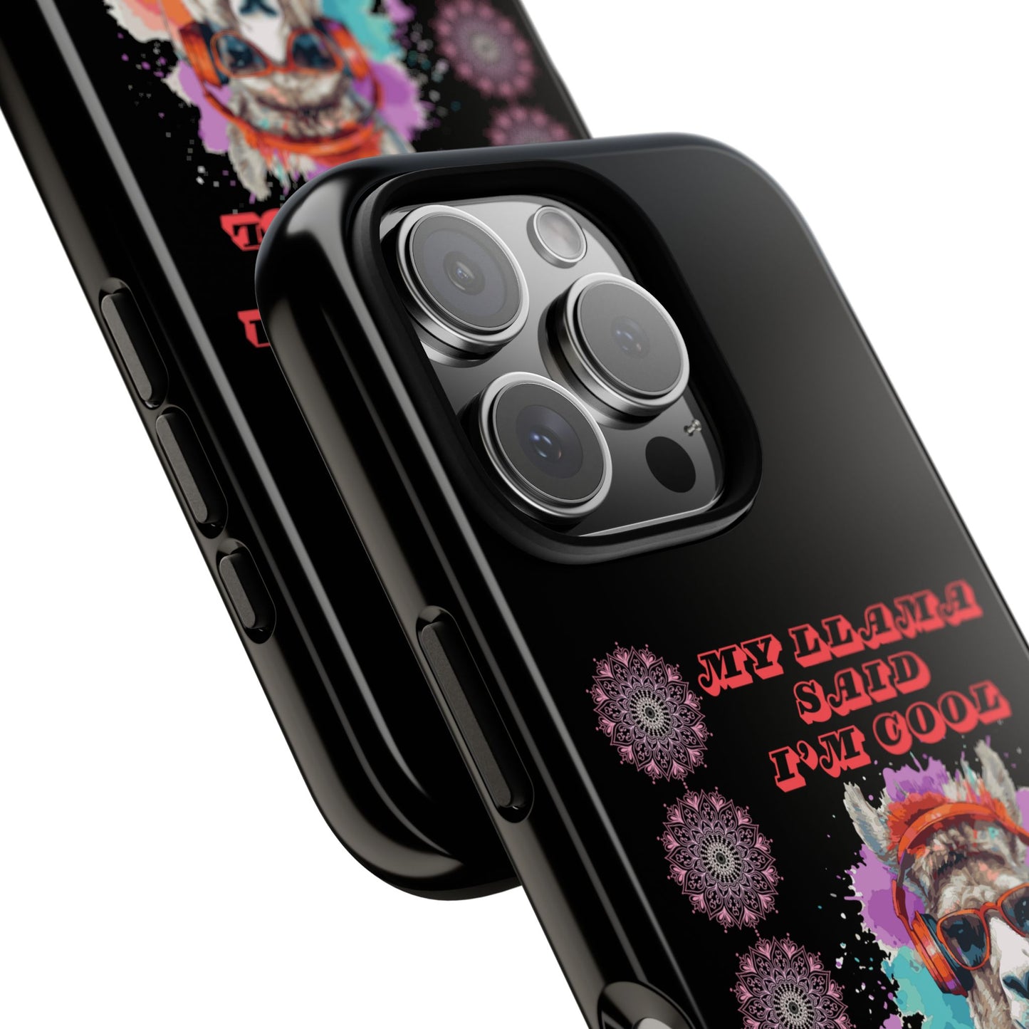 My Llama Said I'm Cool" iPhone Tough Case – Fun and Quirky Design for iPhone