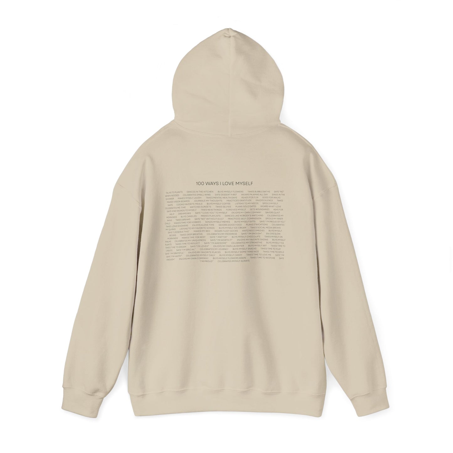 100 Ways to Love Myself Hoodie