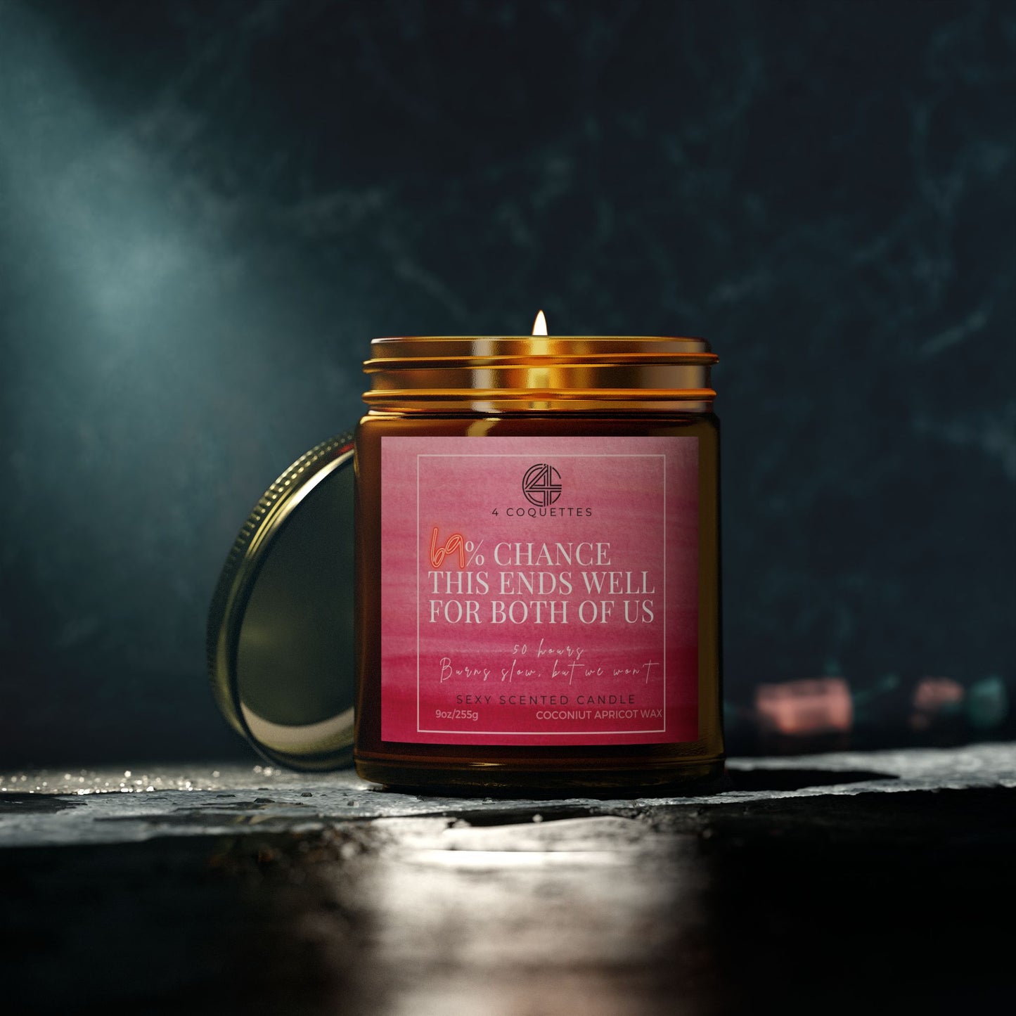 69% This Ends Well for Both of Us - Funny Valentine's Day Scented Candle