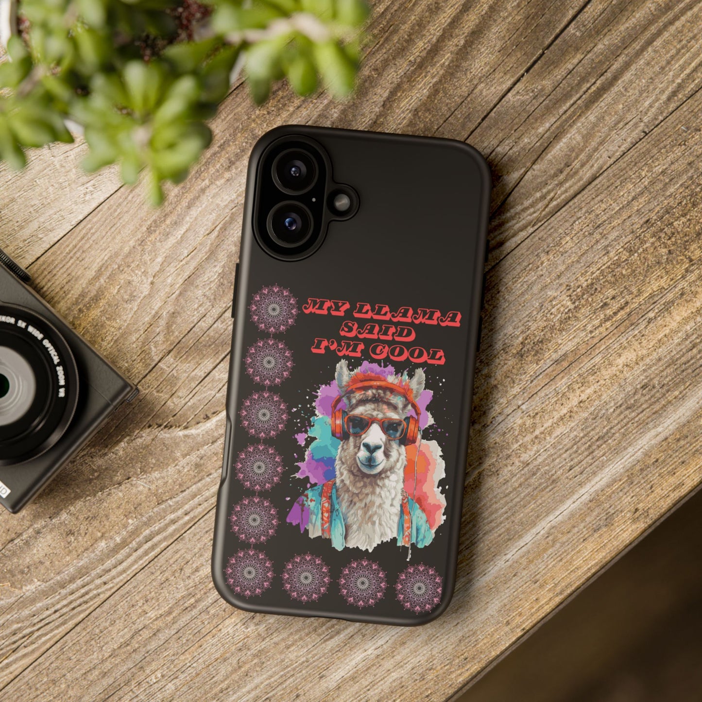 My Llama Said I'm Cool" iPhone Tough Case – Fun and Quirky Design for iPhone