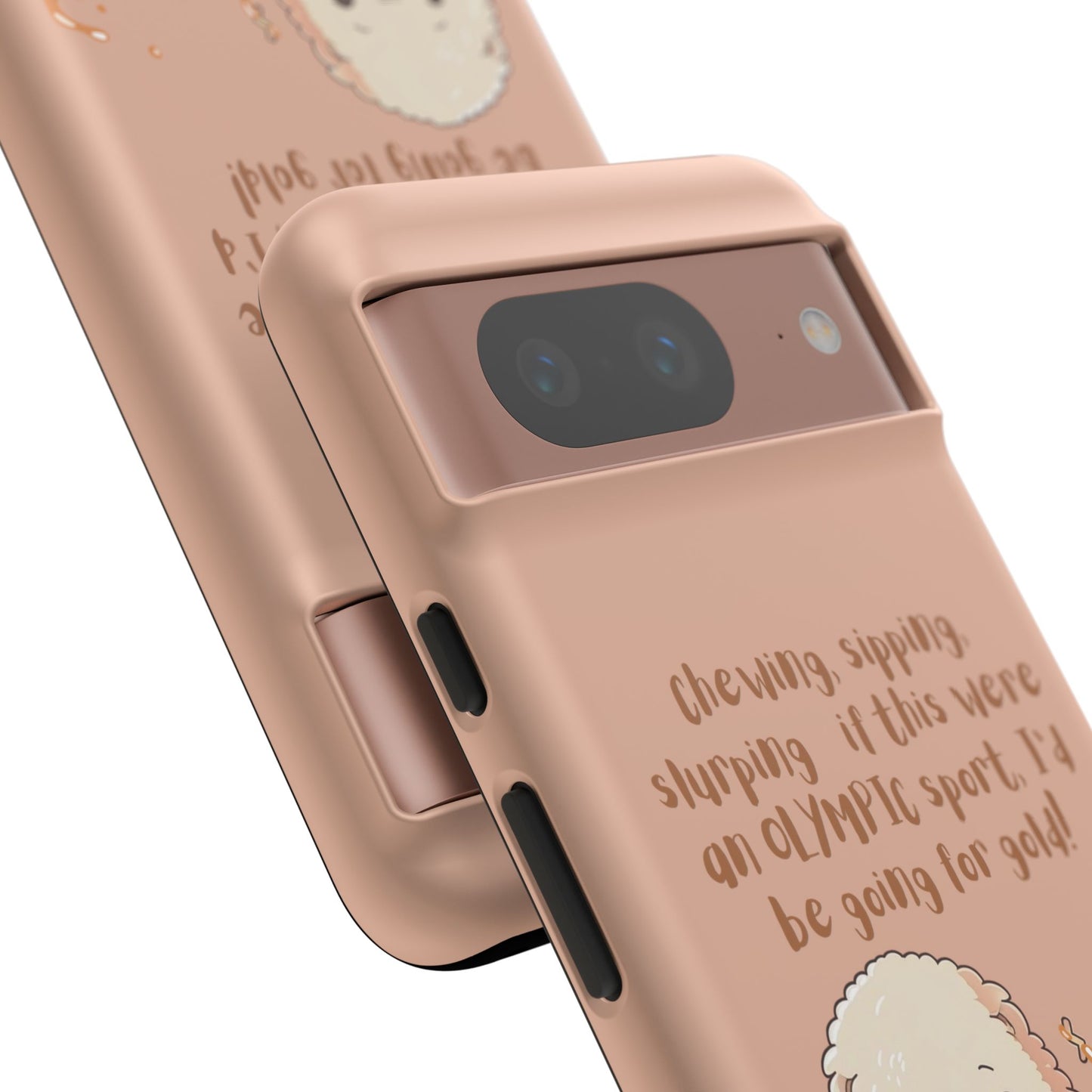 Dog Enjoying Ramen iPhone Tough Case – Cute and Fun Design for iPhone XR to iPhone 16 Pro Max