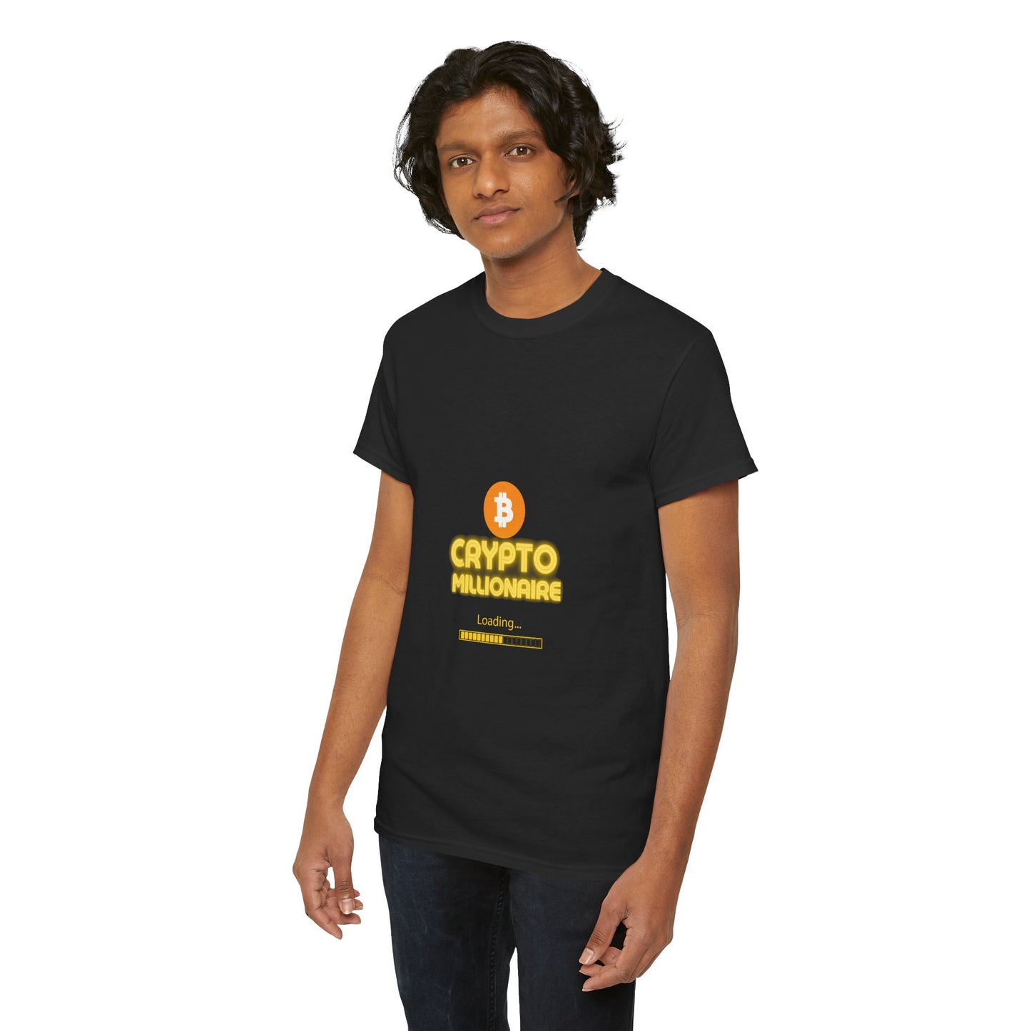 Crypto Millionaire Unisex Cotton Tee
