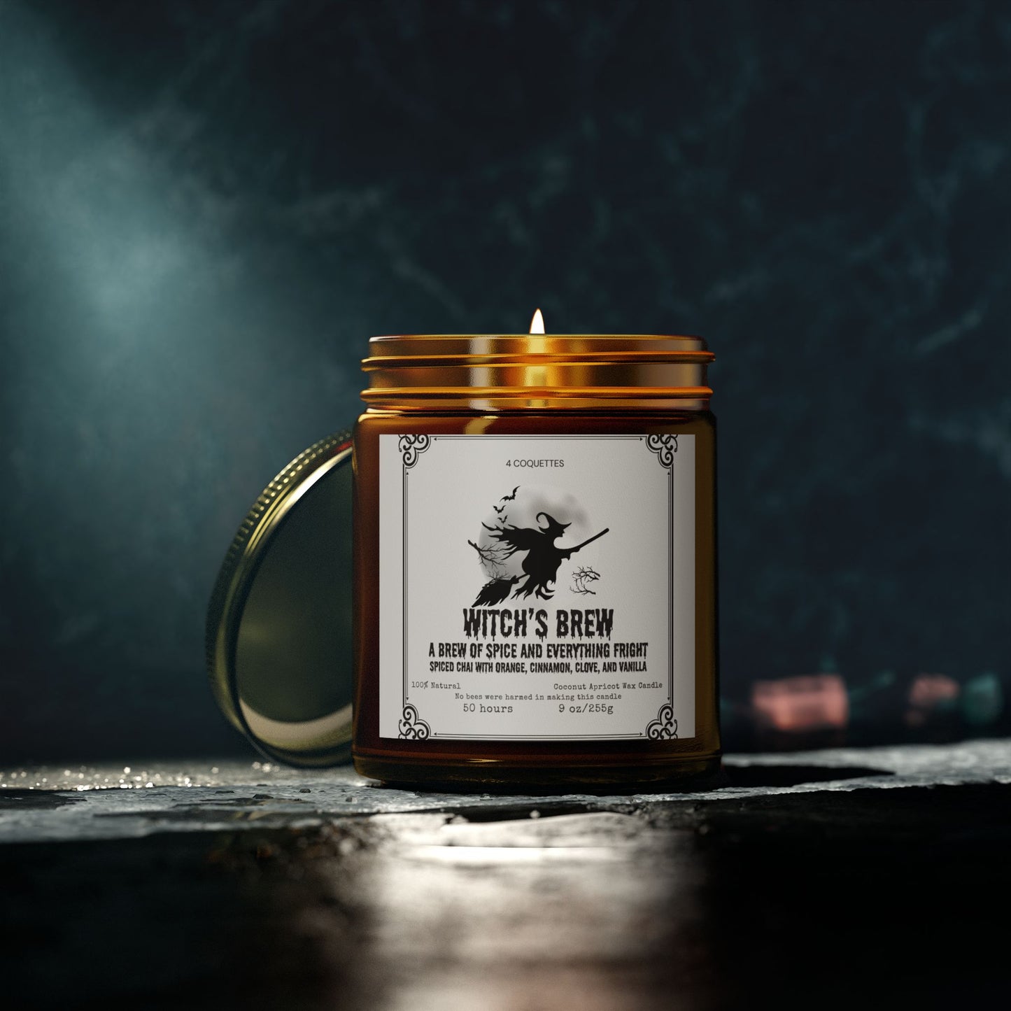 Funny Candle for Halloween, Witch's Brew, 9oz Non-Toxic, Spooky Candle, Best Friend Gift, Halloween Decor, Birthdays & Housewarmings.