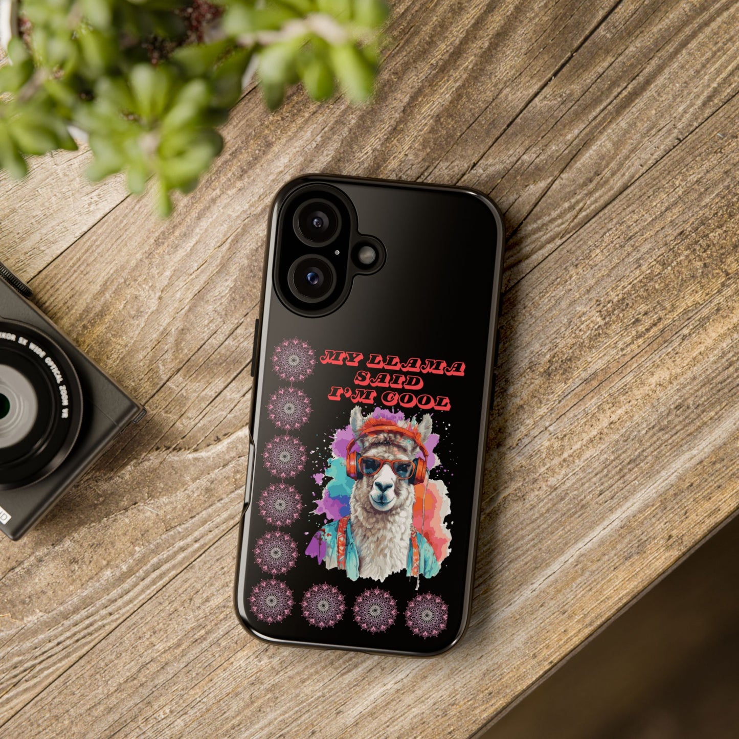 My Llama Said I'm Cool" iPhone Tough Case – Fun and Quirky Design for iPhone