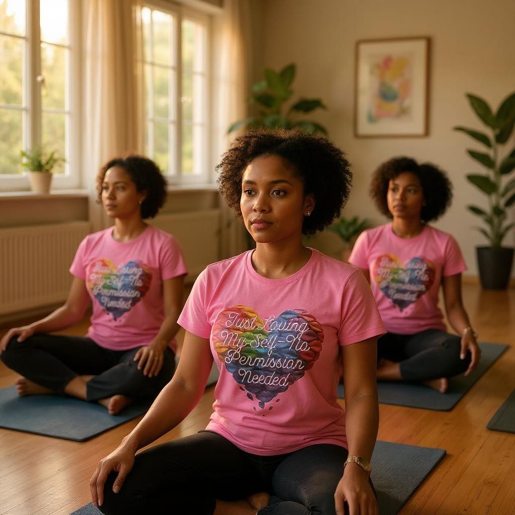 Women's Tee - Just Loving Myself No Permissions Needed T-Shirt