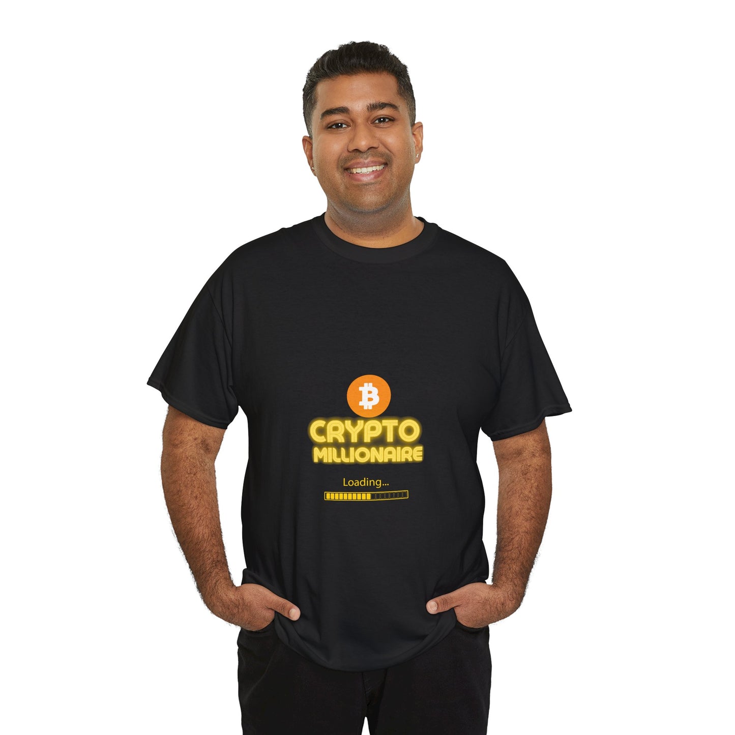 Crypto Millionaire Unisex Cotton Tee