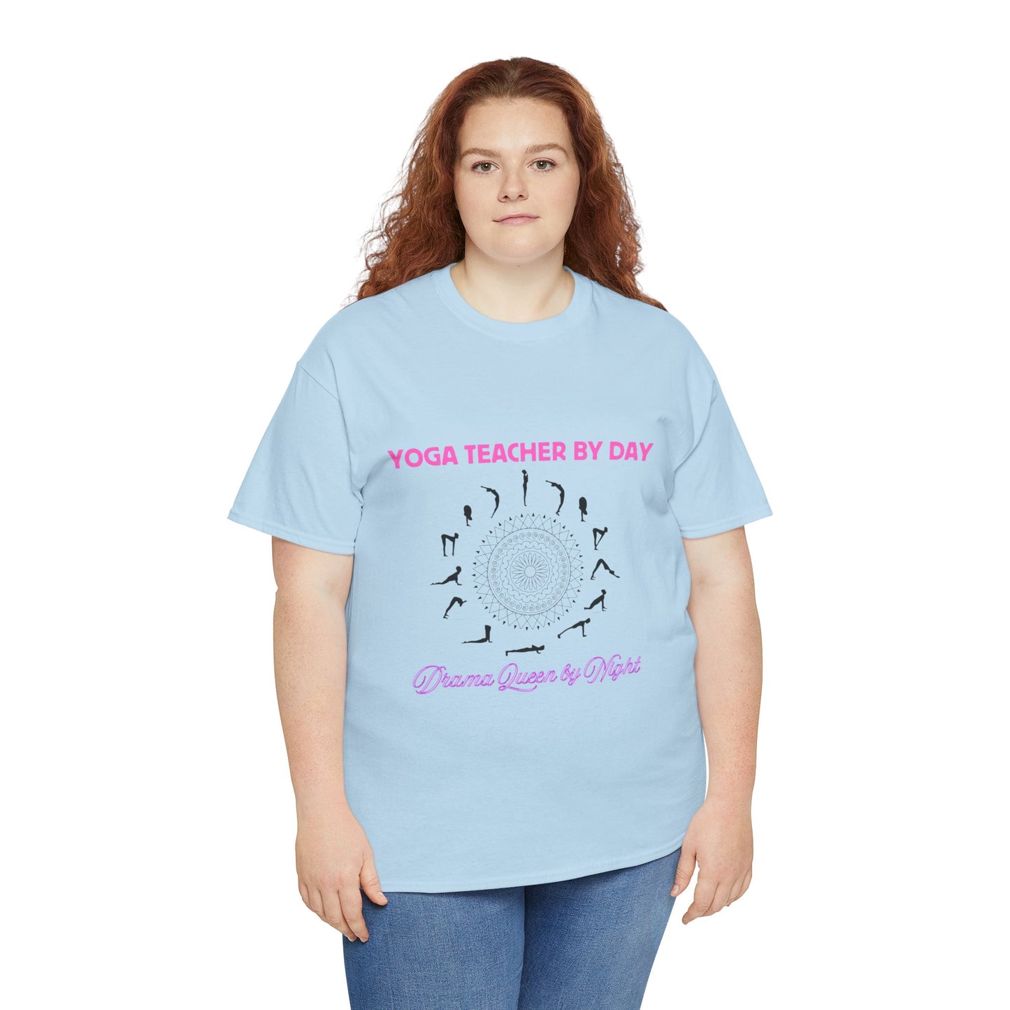 Yoga Teacher by Day, Drama Queen by Night - Unisex Cotton Tee