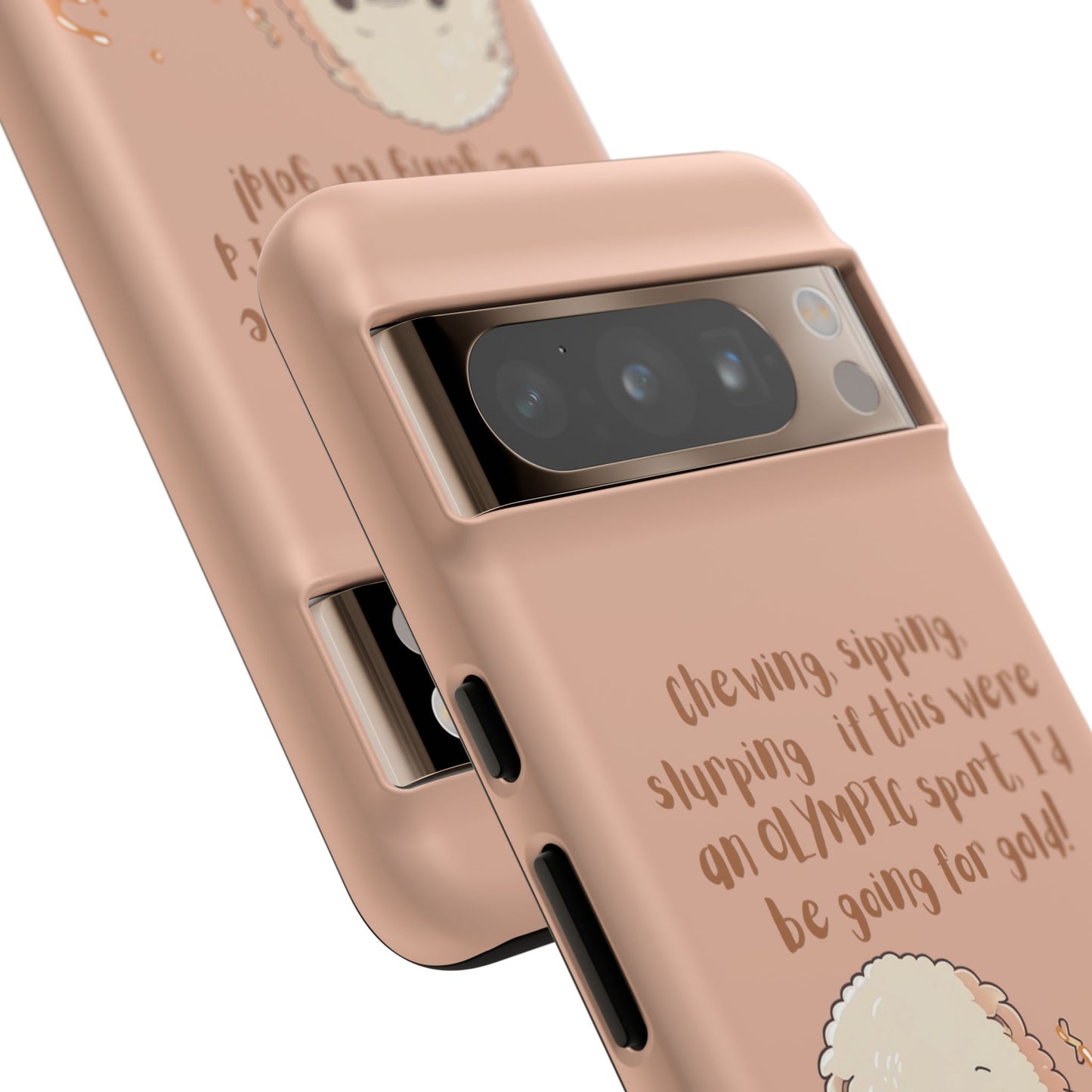 Dog Enjoying Ramen iPhone Tough Case – Cute and Fun Design for iPhone XR to iPhone 16 Pro Max