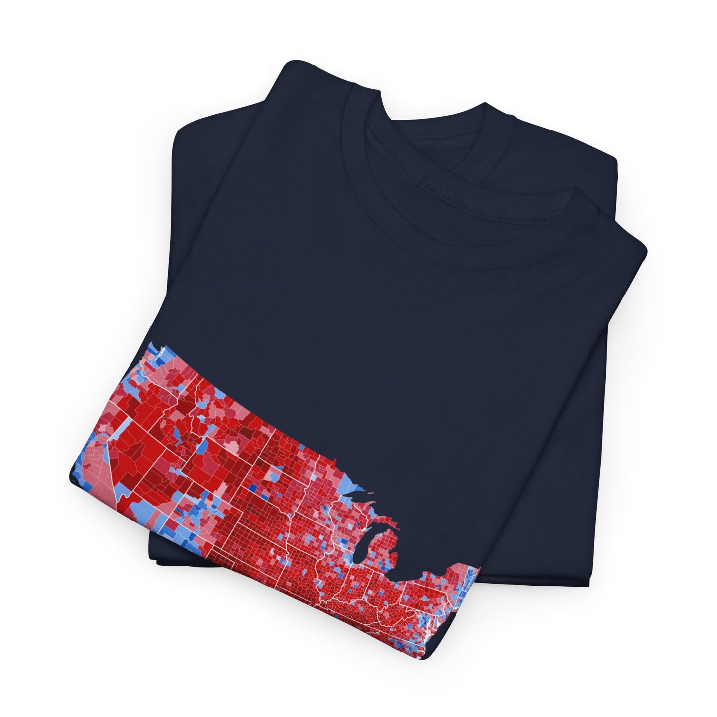 Unisex "Making Maps Redder Than Mars" Cotton T-Shirt – Patriotic USA Map Design