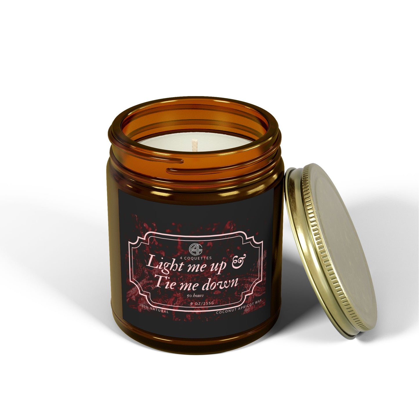 Tie Me Down & Light Me Up- Funny Valentine's Day Scented Candle