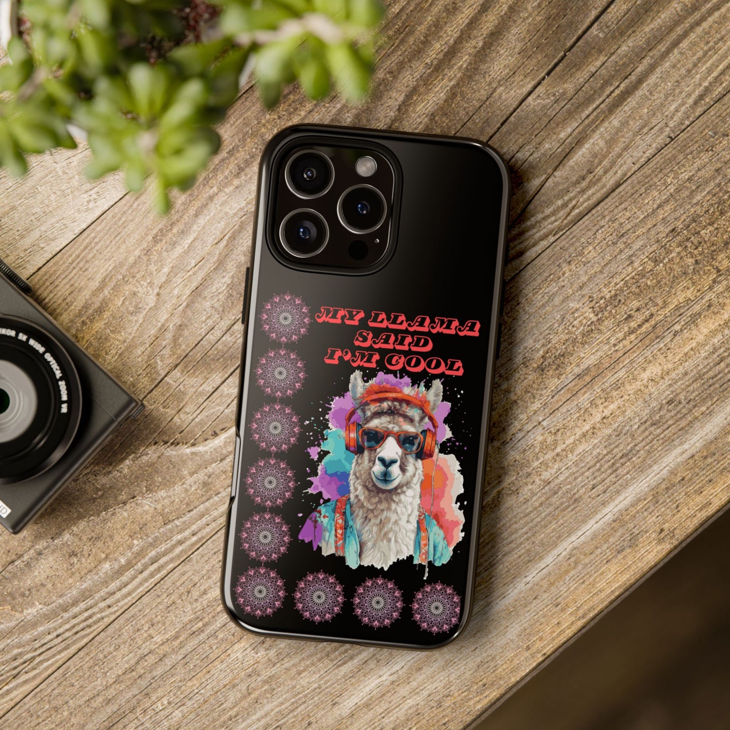 My Llama Said I'm Cool" iPhone Tough Case – Fun and Quirky Design for iPhone