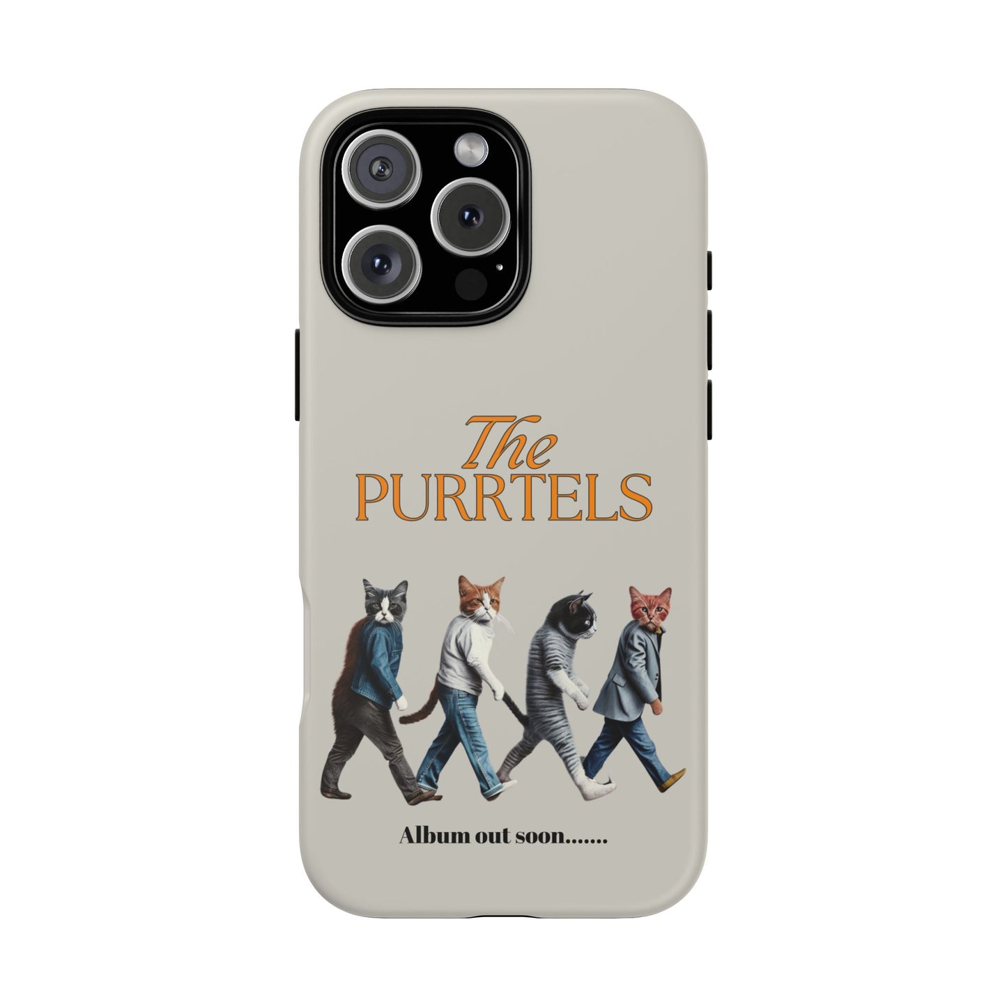 The Purrtles iPhone Tough Case – Abbey Road Cats Edition