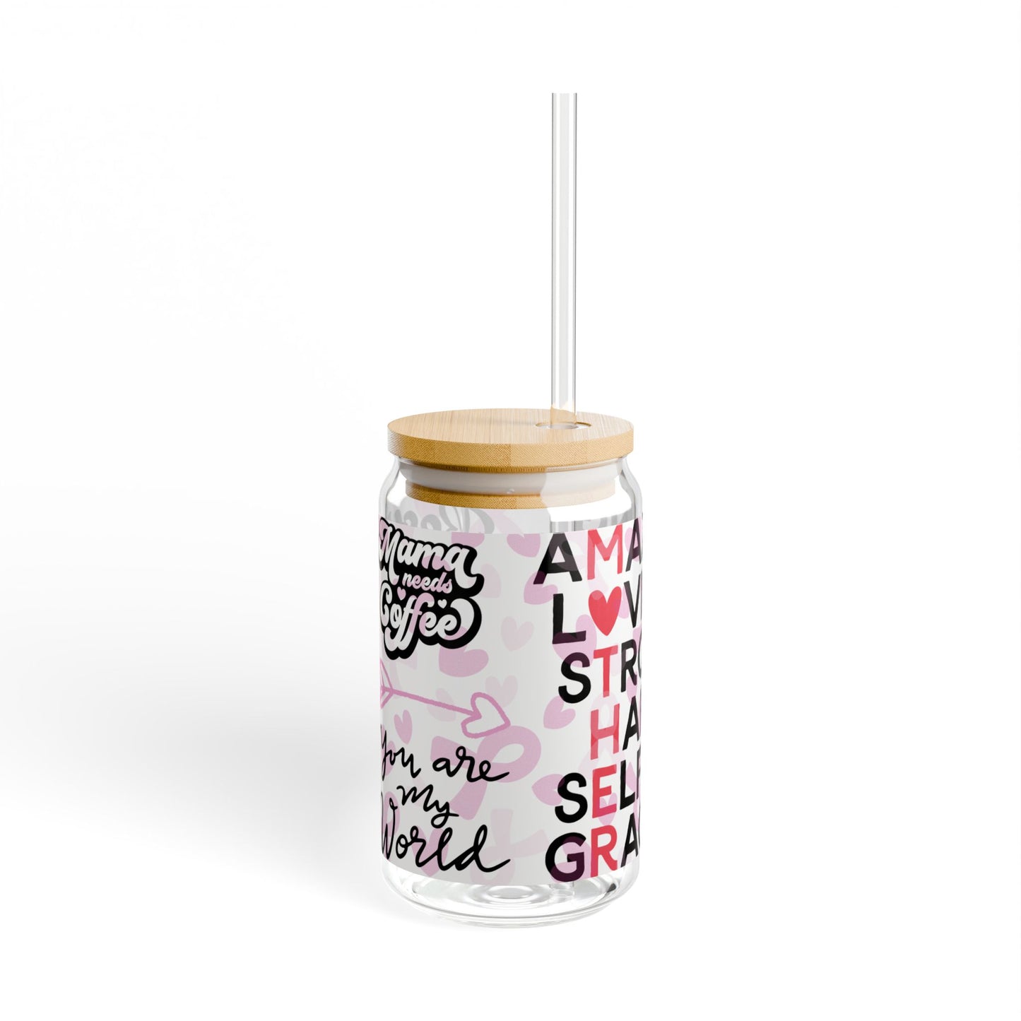Amazing Mom 16oz Sipper Glass – A Perfect Gift for Moms Who Deserve the Best