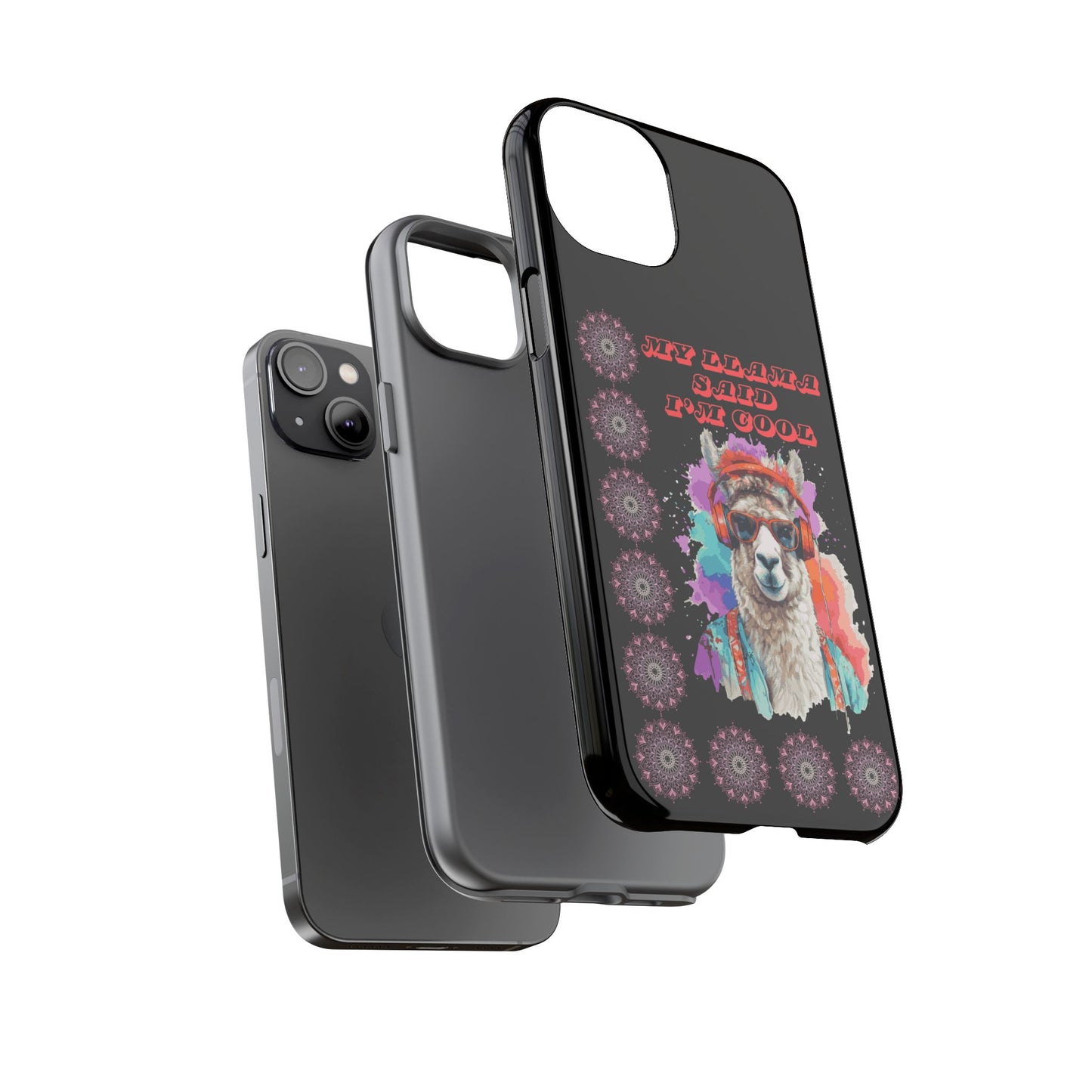 My Llama Said I'm Cool" iPhone Tough Case – Fun and Quirky Design for iPhone