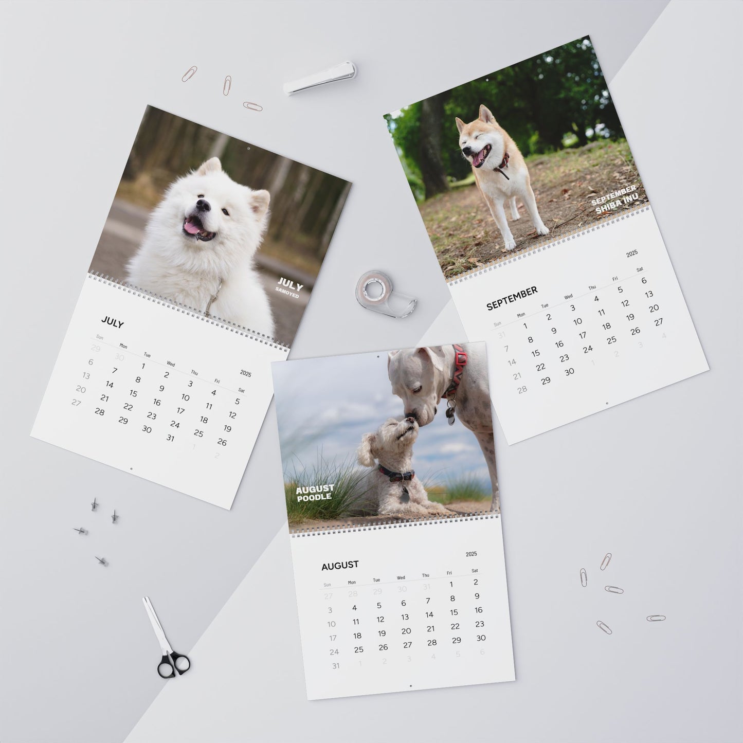 Monthly Pups Calendar