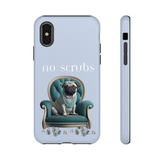 Cute Pug with Jewellery iPhone Tough Case – No Scrubs Edition for iPhone