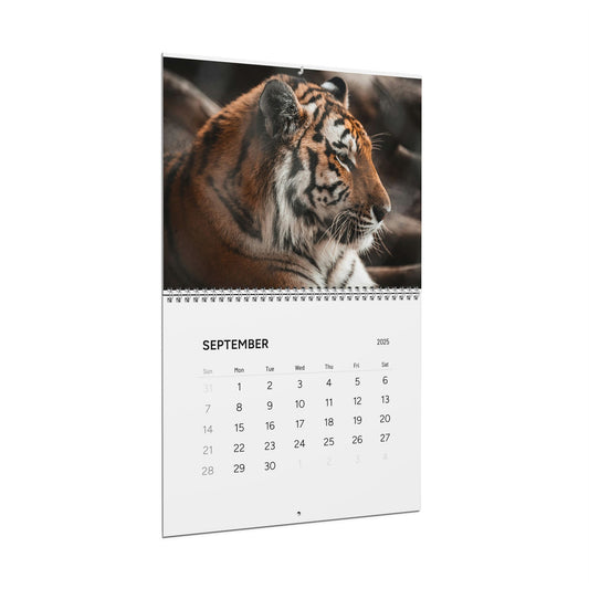 East Africa SAFARI Wild Animals CALENDAR 2025