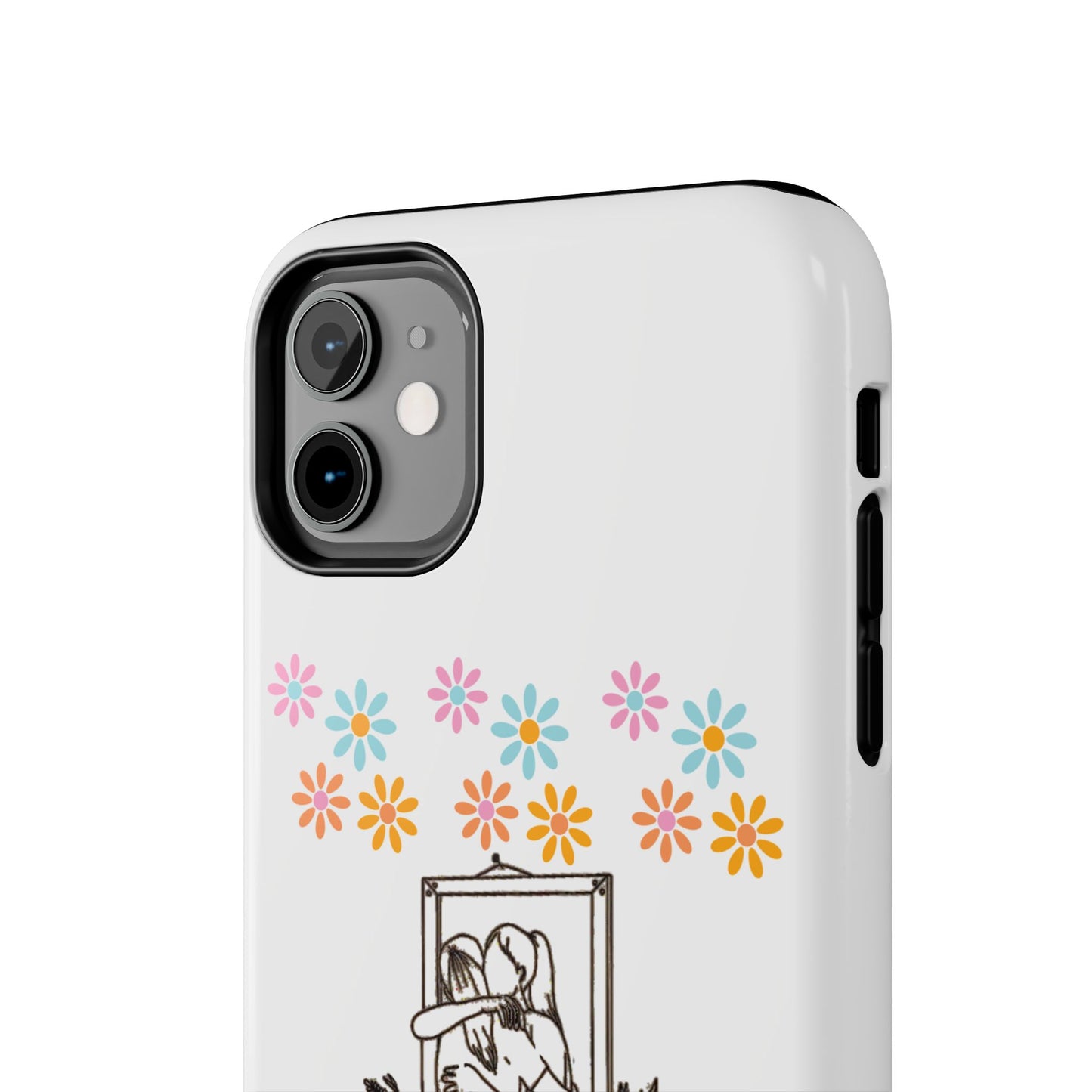 “Mirror is My Best Friend” Emotional iPhone Case – Tough Phone Case