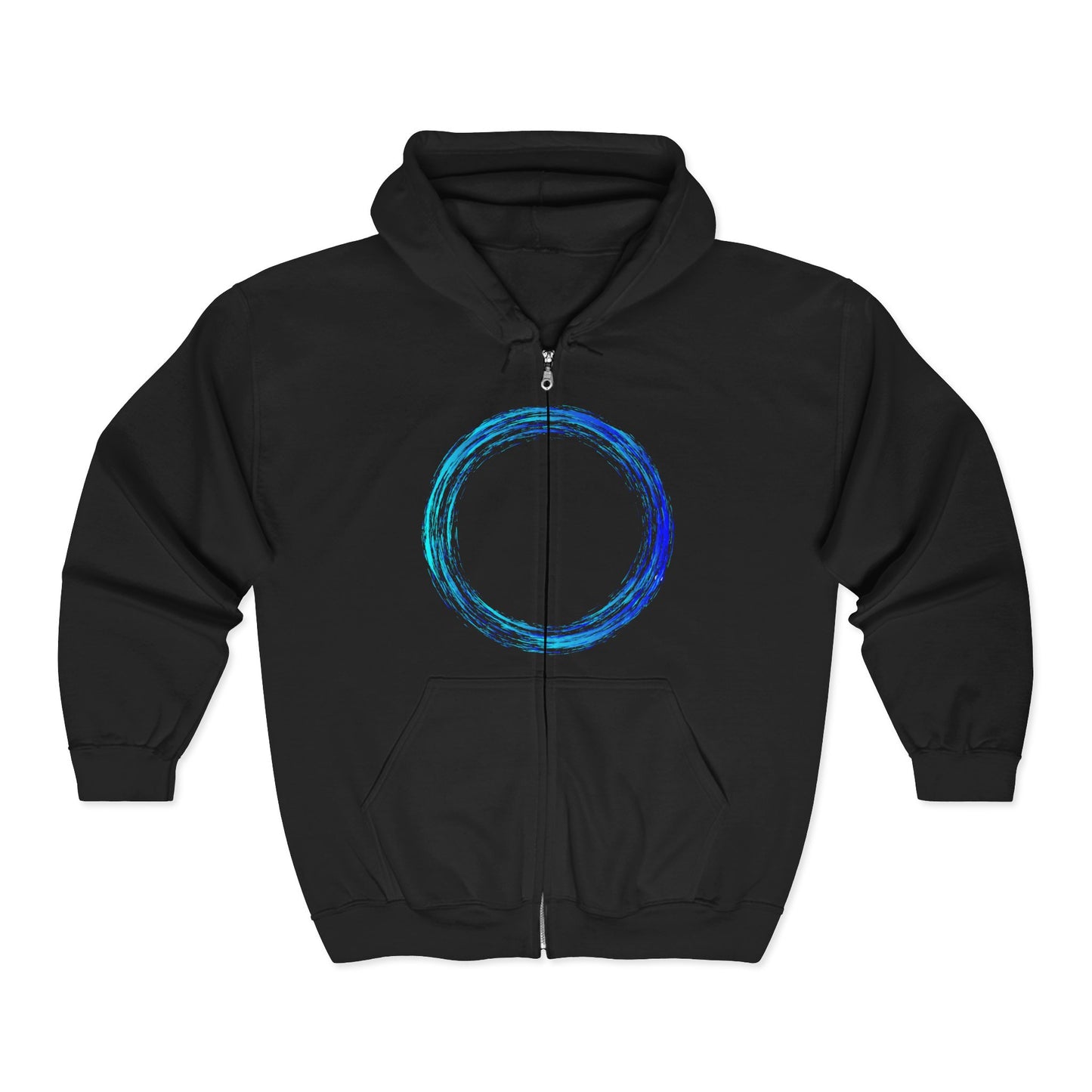 Unisex Motivational Hoodie, Like Water I Am Not Luxurious But Valuable, Positive Affirmation Zip-Up, Comfort & Inspiration