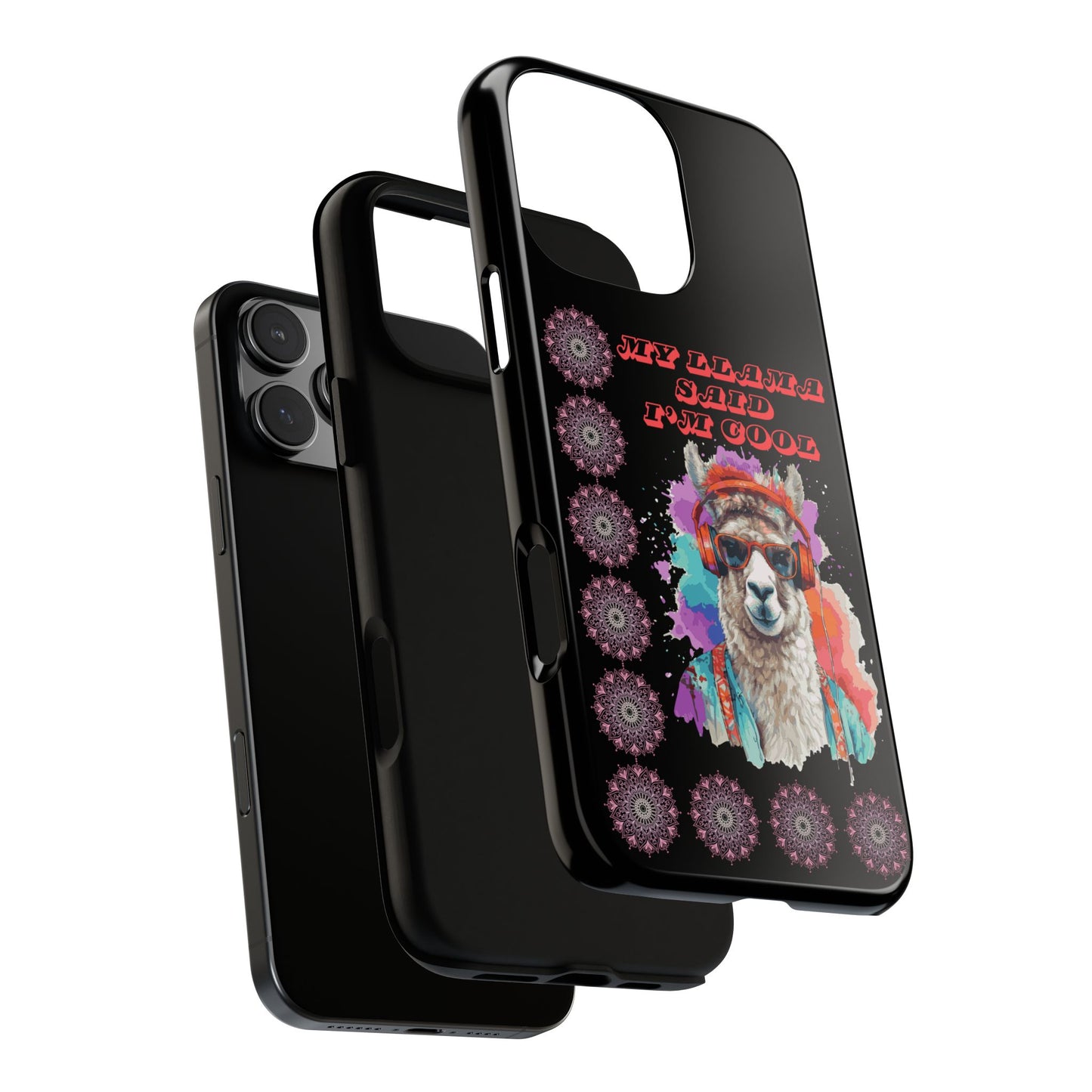 My Llama Said I'm Cool" iPhone Tough Case – Fun and Quirky Design for iPhone
