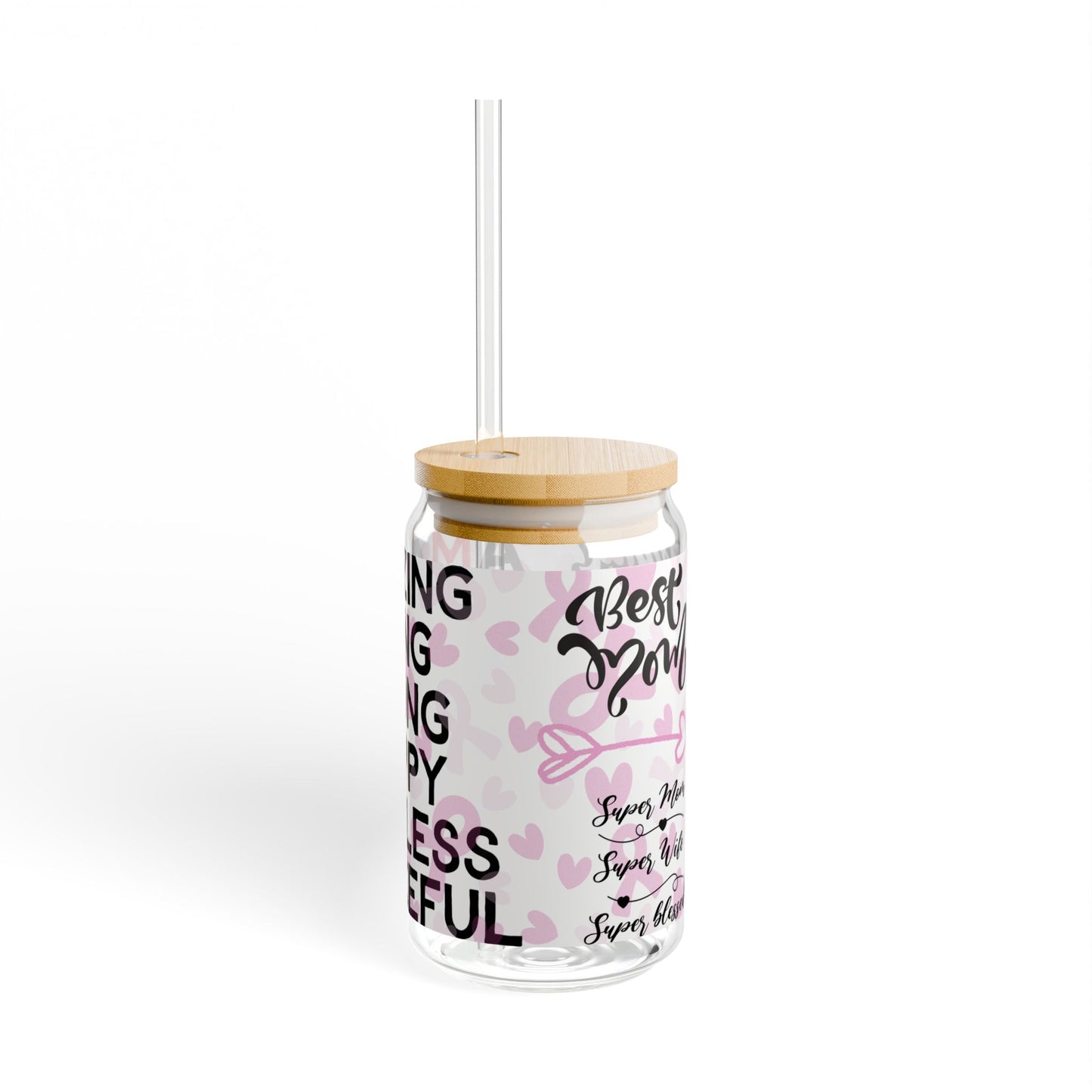 Amazing Mom 16oz Sipper Glass – A Perfect Gift for Moms Who Deserve the Best