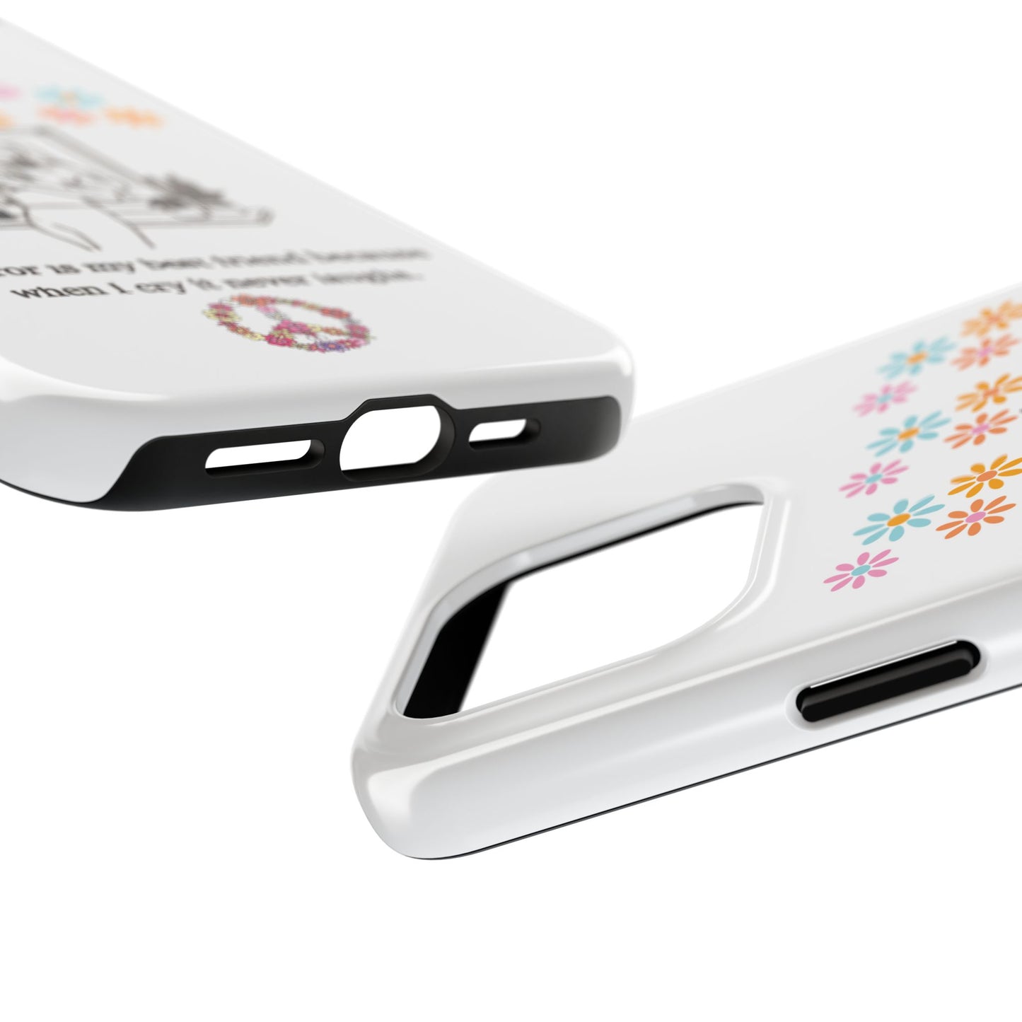 “Mirror is My Best Friend” Emotional iPhone Case – Tough Phone Case