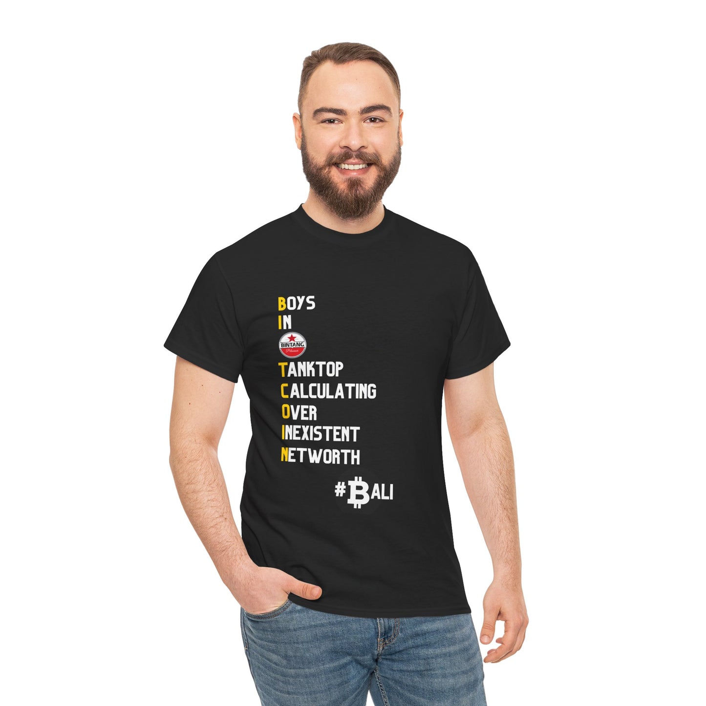 BITCOIN: Boys in Bintang Tanktops - Unisex Cotton Tee