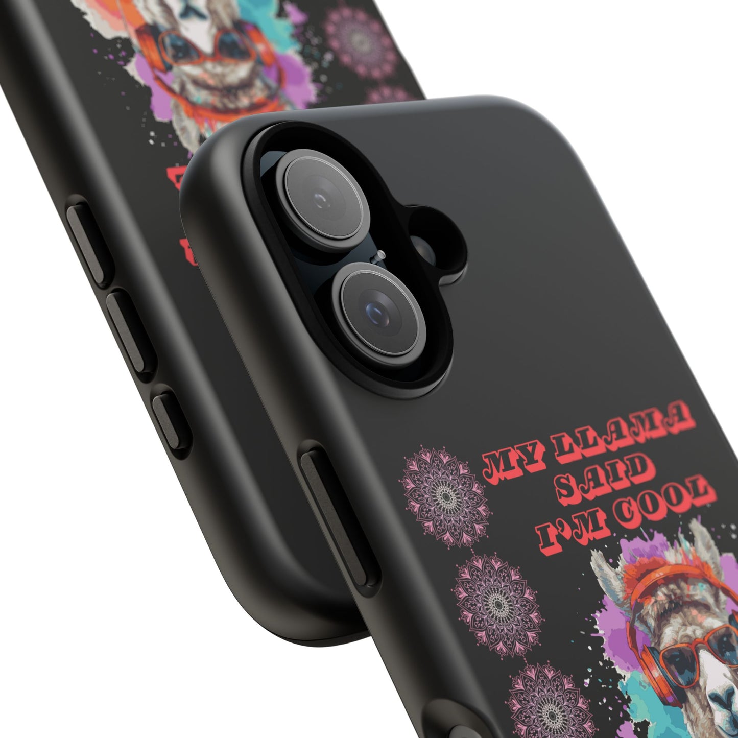 My Llama Said I'm Cool" iPhone Tough Case – Fun and Quirky Design for iPhone