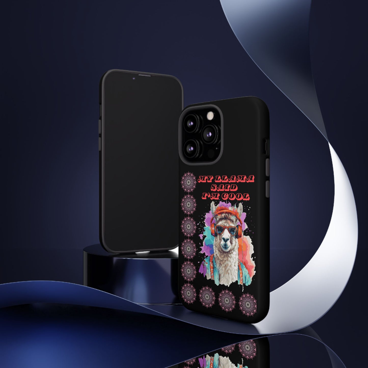 My Llama Said I'm Cool" iPhone Tough Case – Fun and Quirky Design for iPhone