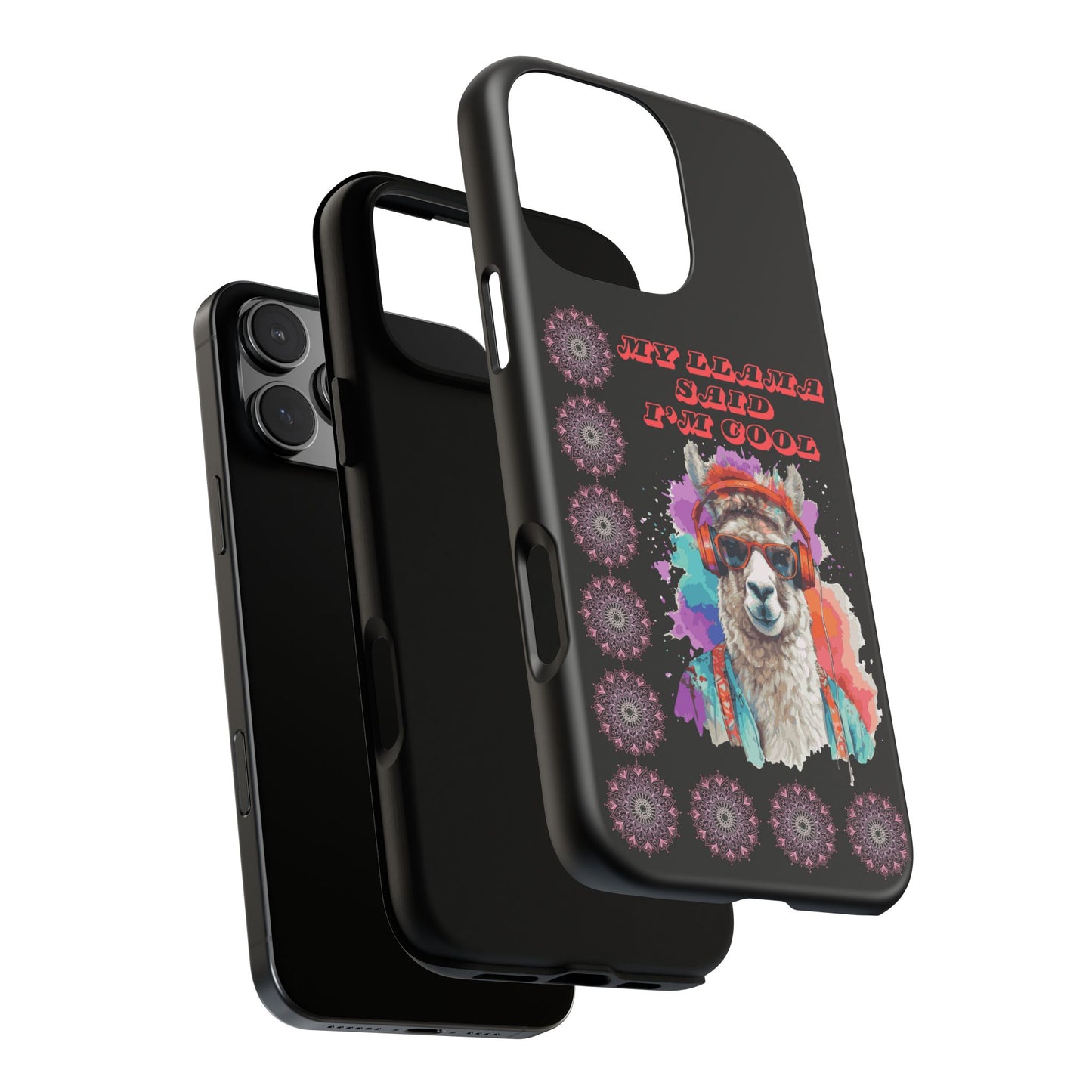 My Llama Said I'm Cool" iPhone Tough Case – Fun and Quirky Design for iPhone