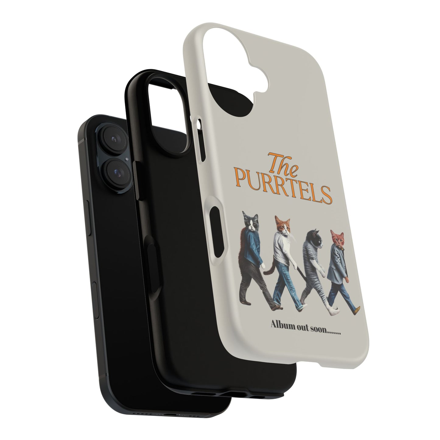 The Purrtles iPhone Tough Case – Abbey Road Cats Edition