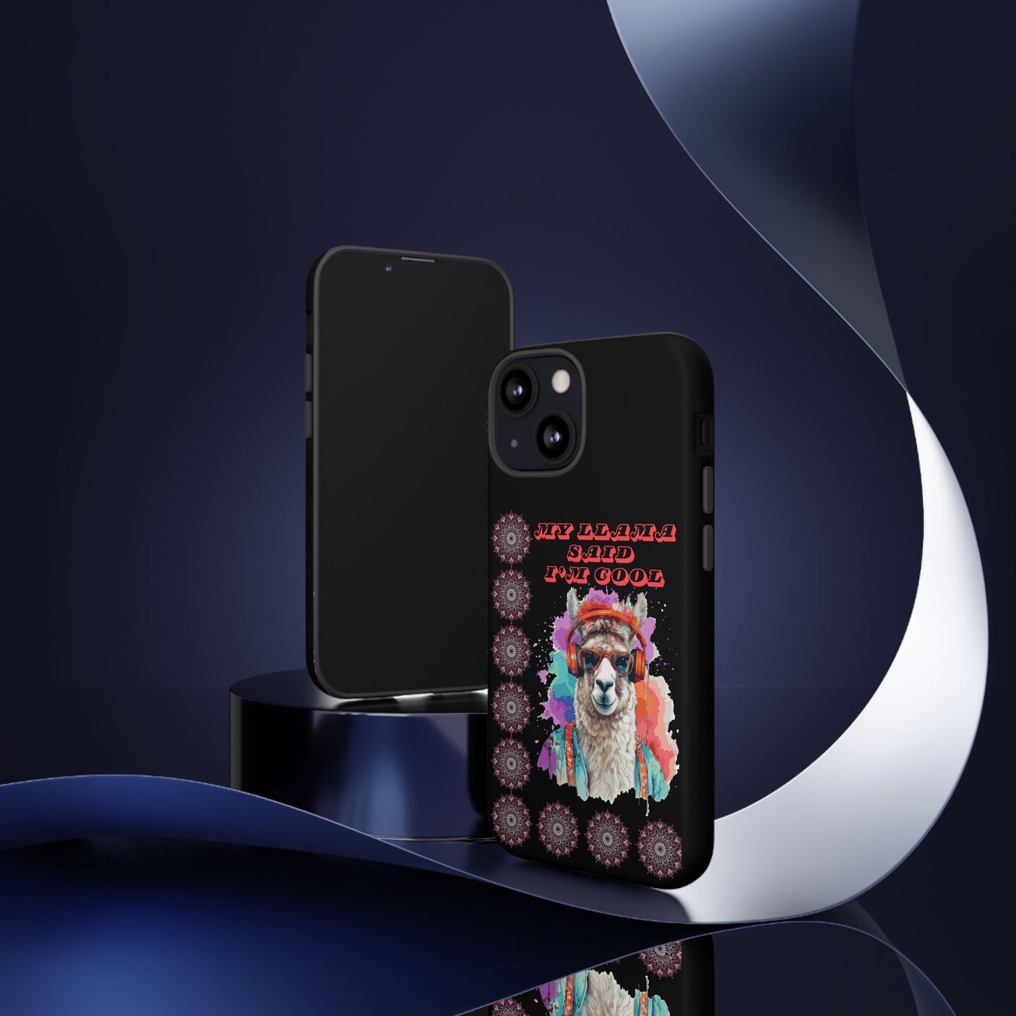 My Llama Said I'm Cool" iPhone Tough Case – Fun and Quirky Design for iPhone