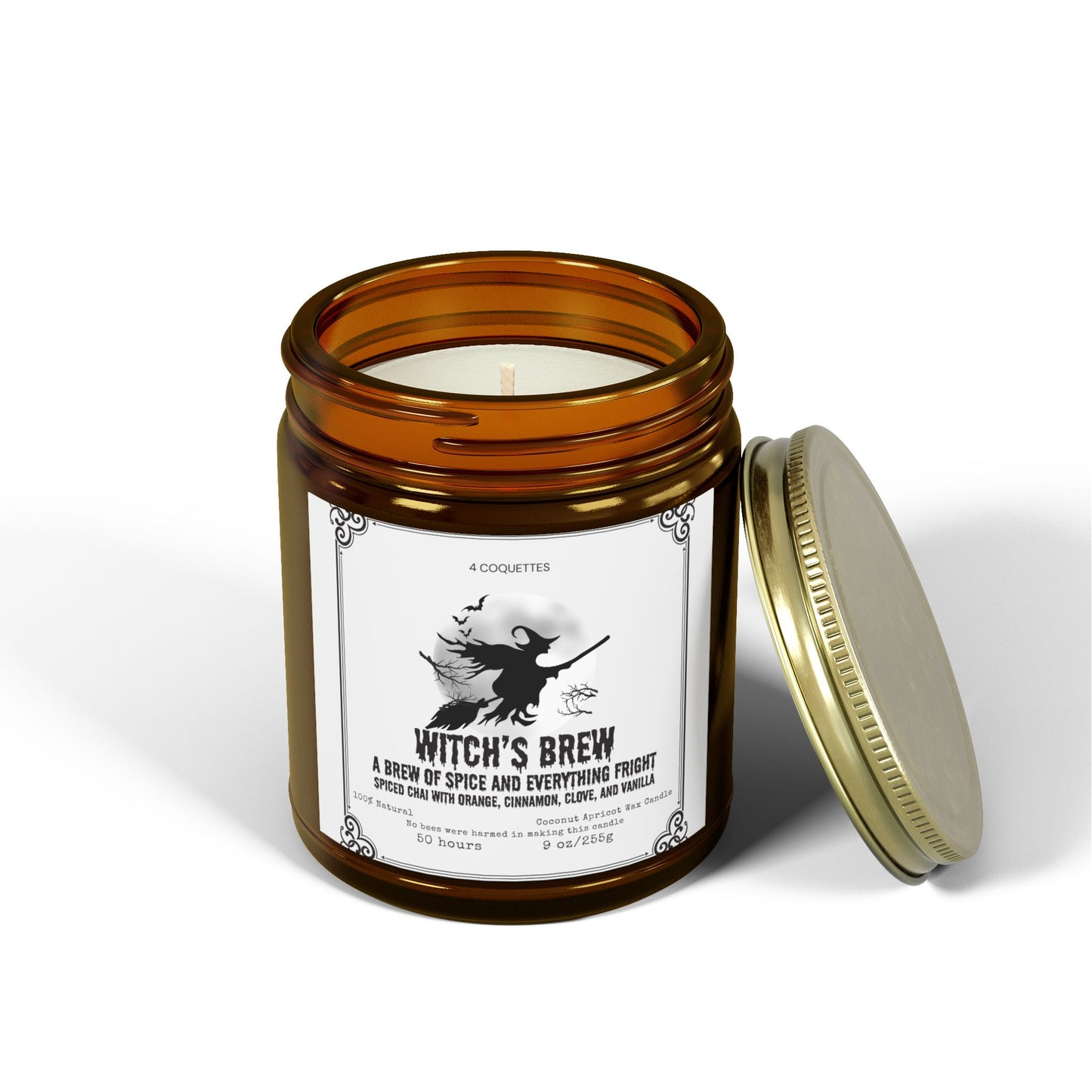 Funny Candle for Halloween, Witch's Brew, 9oz Non-Toxic, Spooky Candle, Best Friend Gift, Halloween Decor, Birthdays & Housewarmings.