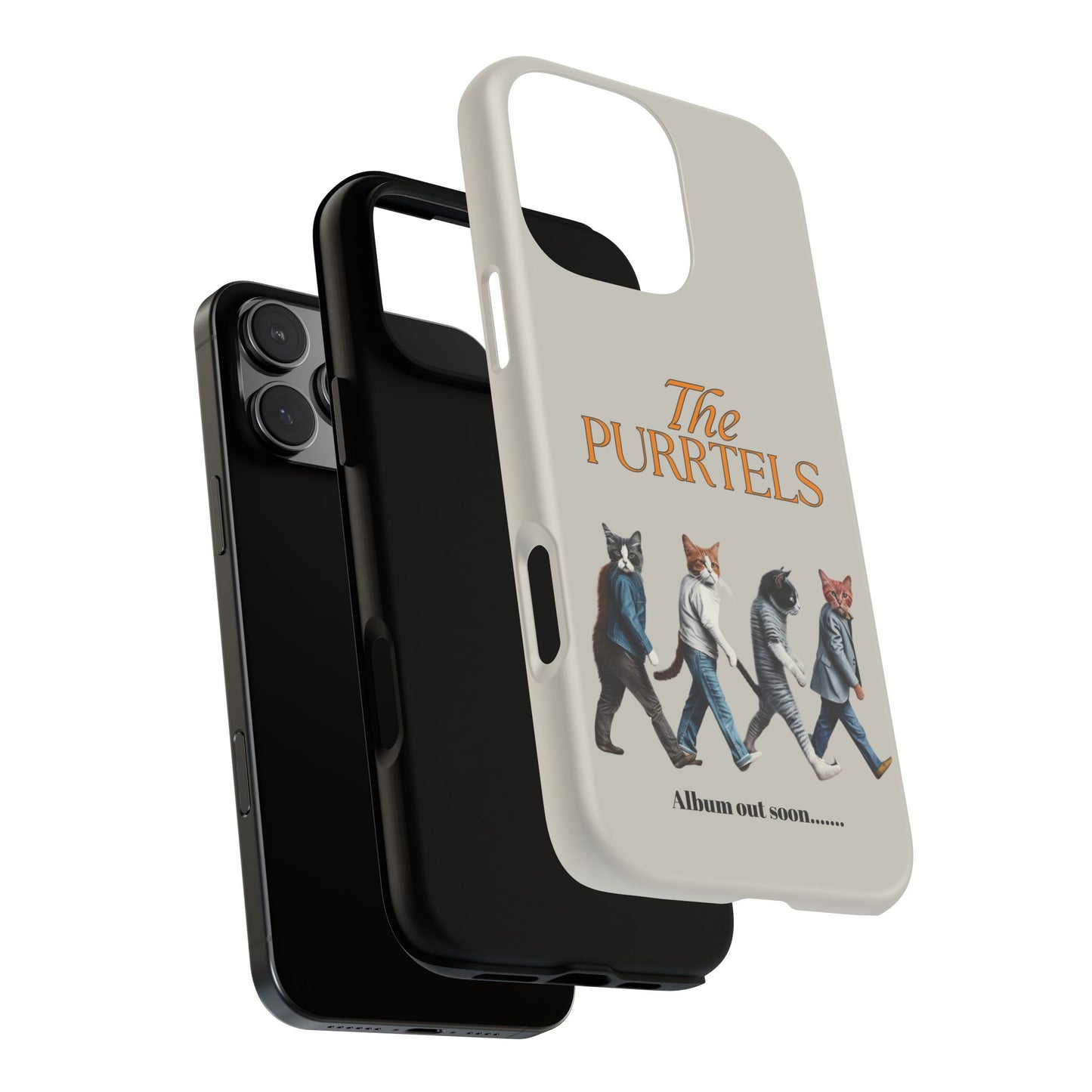 The Purrtles iPhone Tough Case – Abbey Road Cats Edition