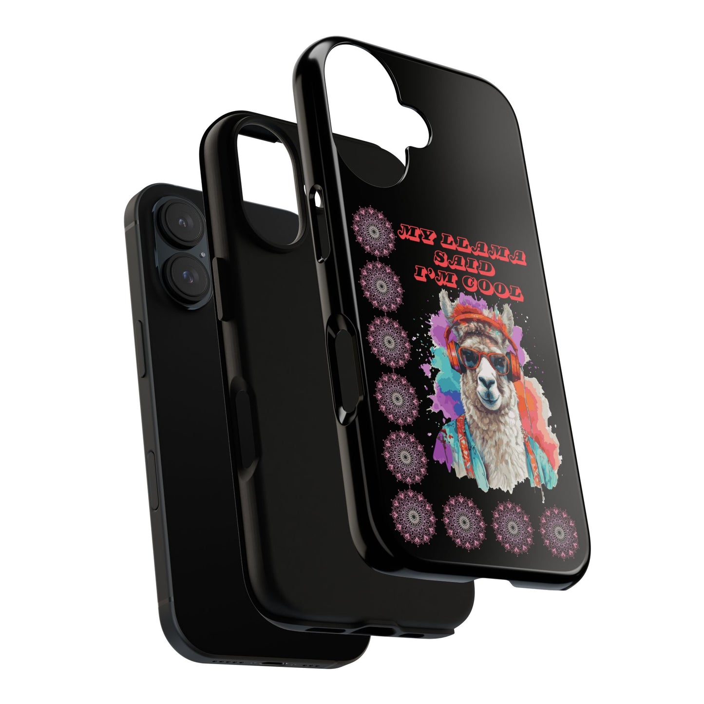 My Llama Said I'm Cool" iPhone Tough Case – Fun and Quirky Design for iPhone