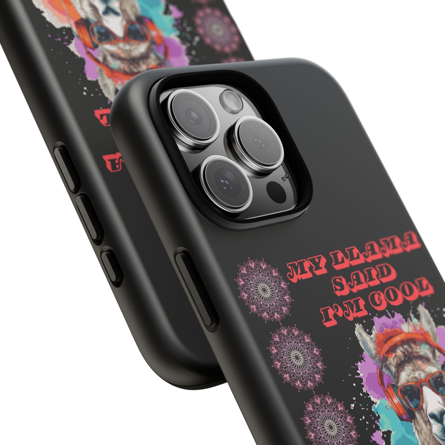 My Llama Said I'm Cool" iPhone Tough Case – Fun and Quirky Design for iPhone