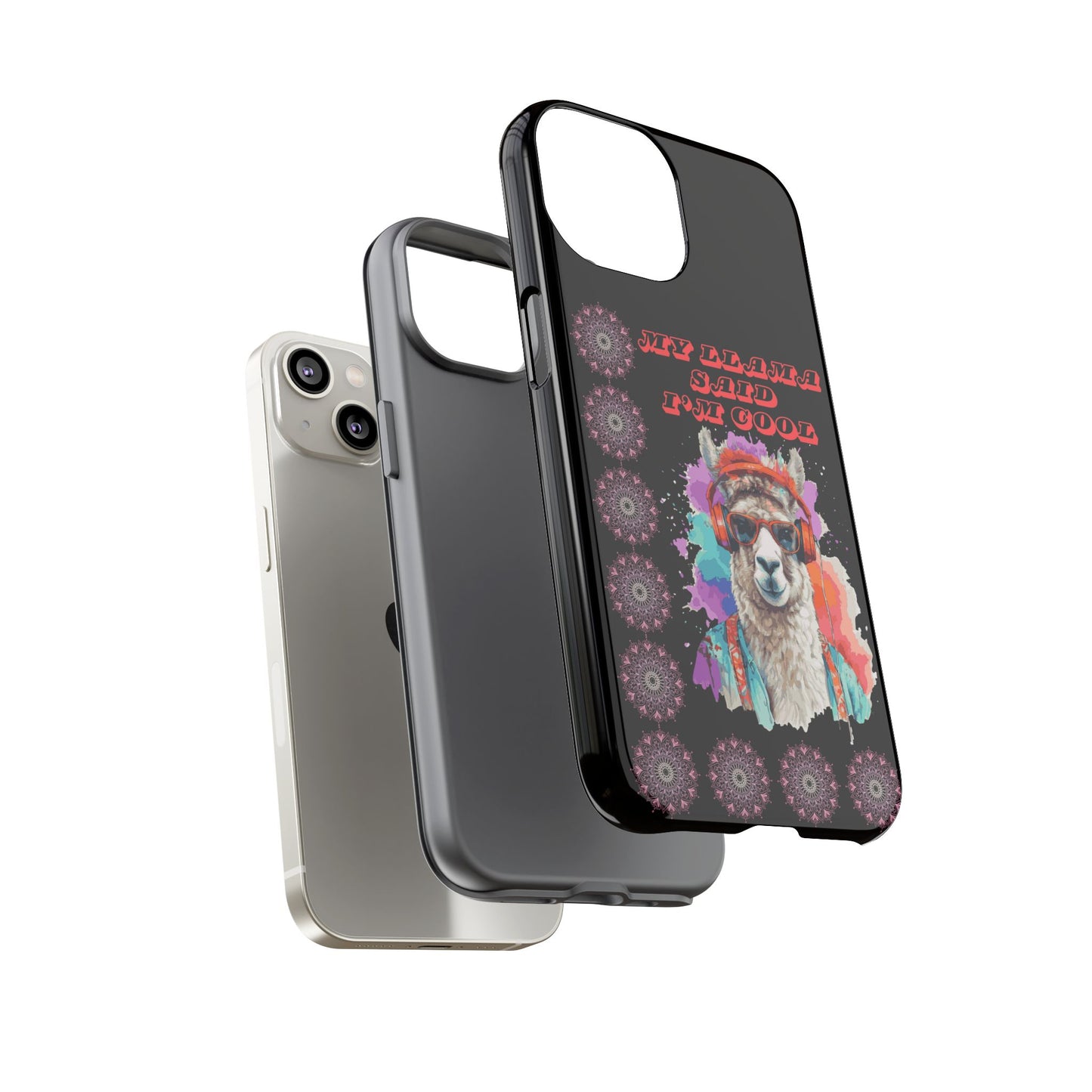 My Llama Said I'm Cool" iPhone Tough Case – Fun and Quirky Design for iPhone