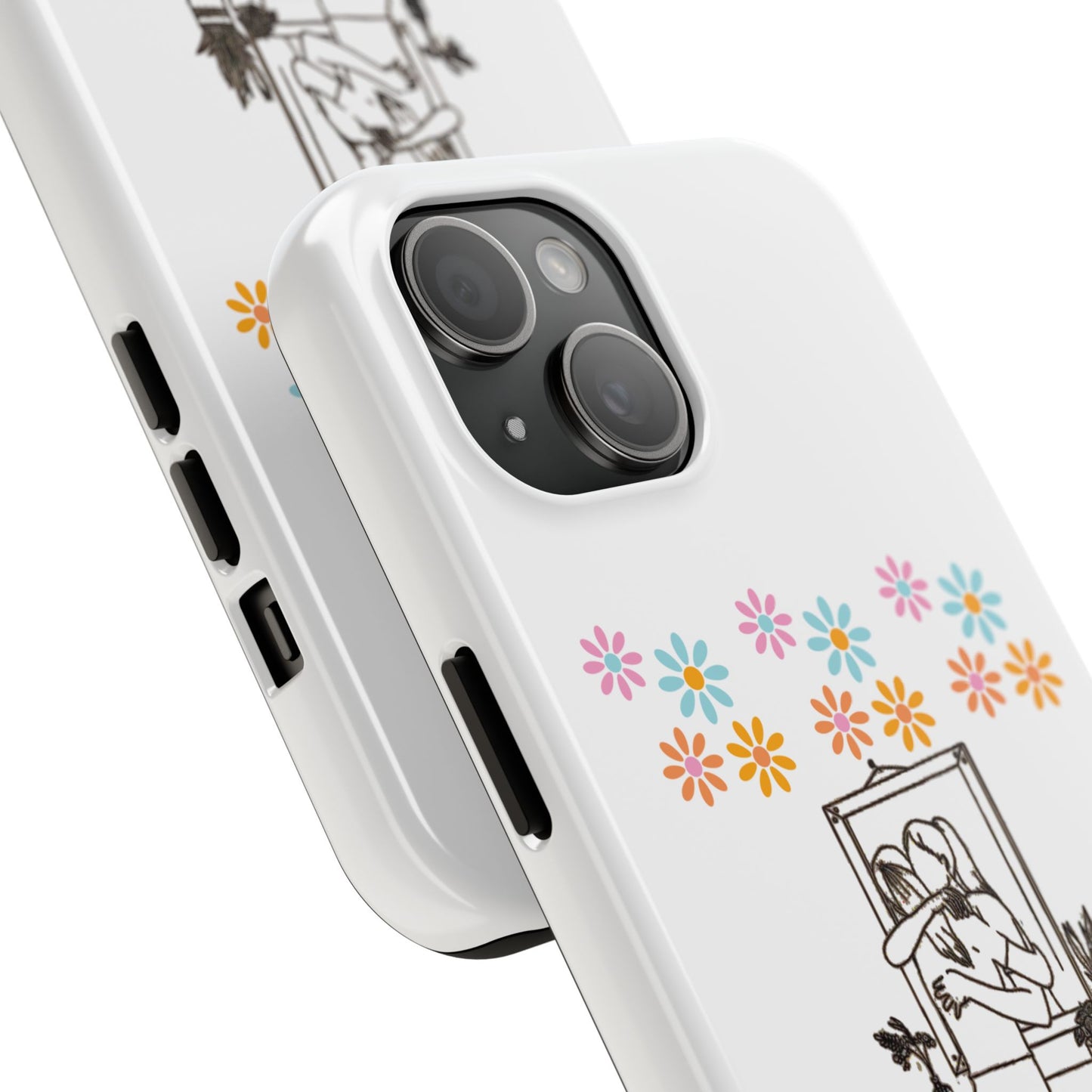 “Mirror is My Best Friend” Emotional iPhone Case – Tough Phone Case