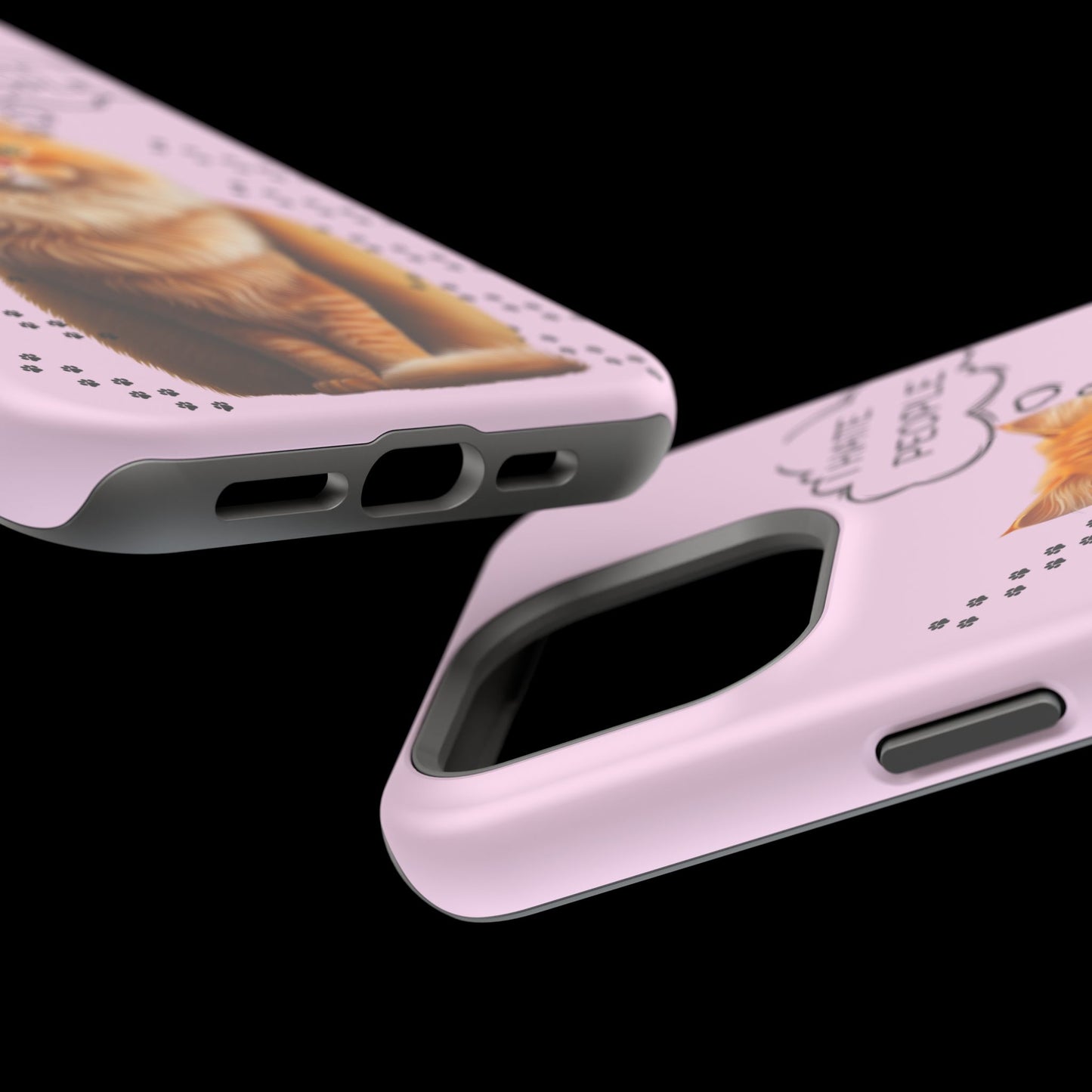 Grumpy Cat "I Hate People" Magnetic Tough iPhone Case – Stylish and Durable Protection