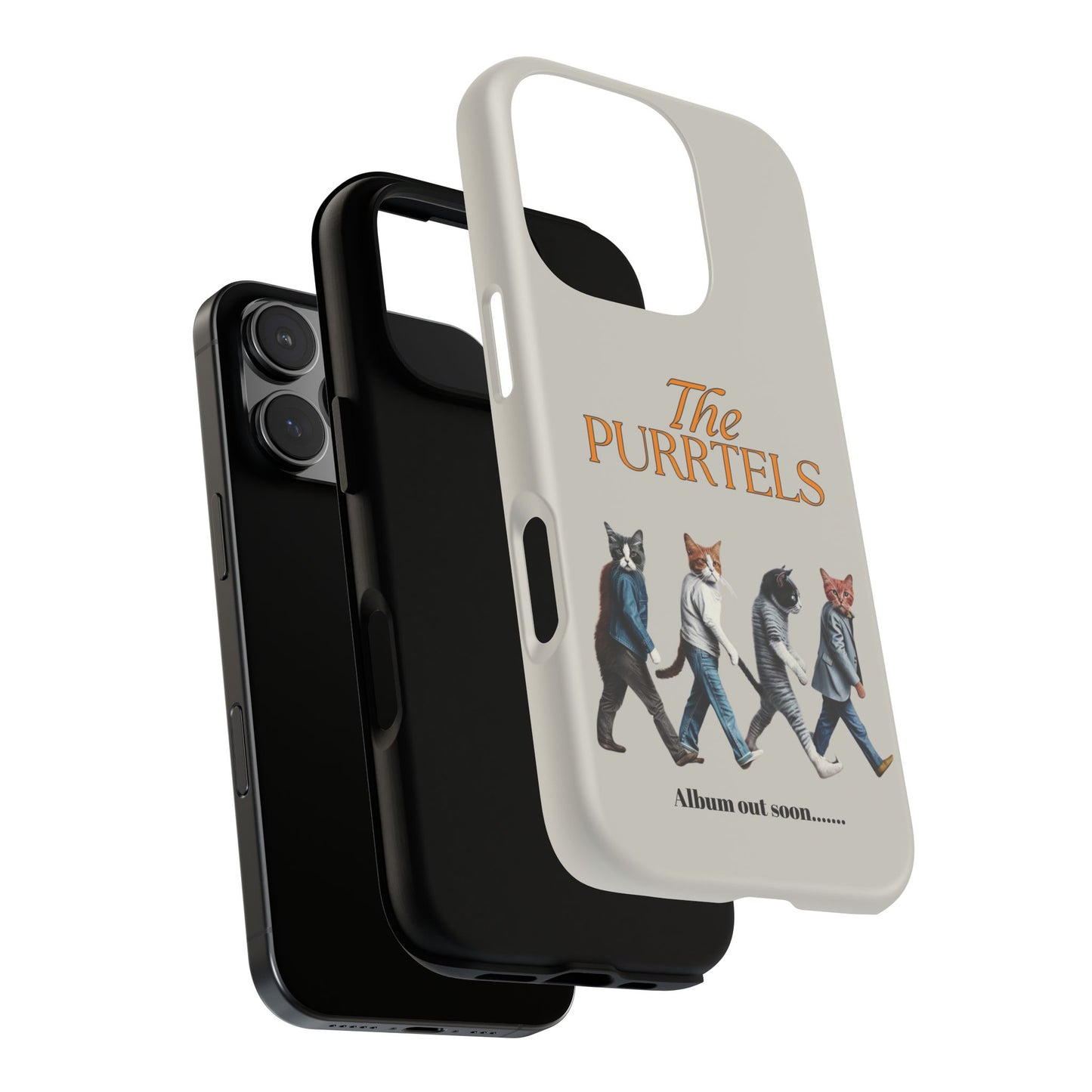 The Purrtles iPhone Tough Case – Abbey Road Cats Edition